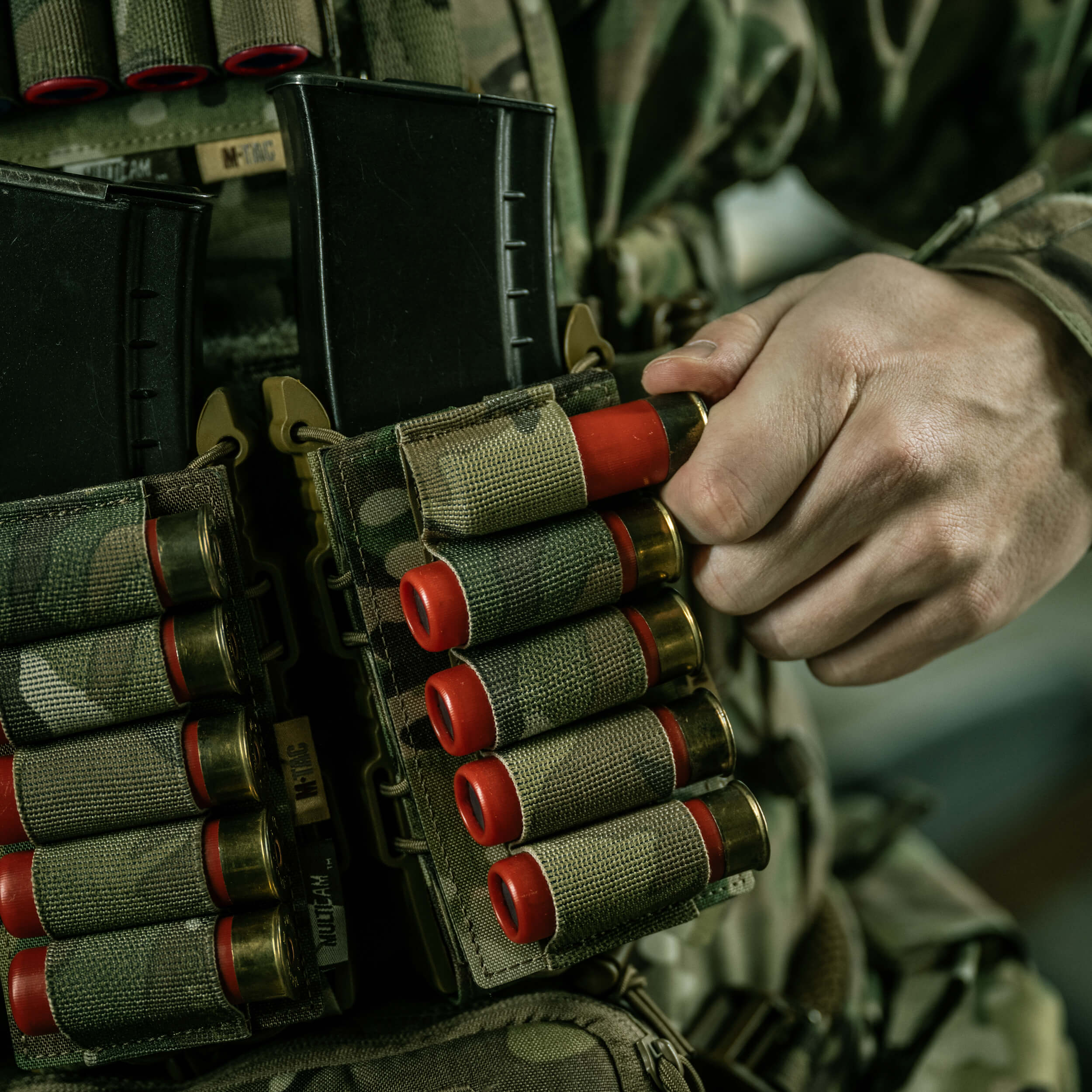 M-Tac подсумок для патронов 12 калибра Laser Cut Multicam — 16