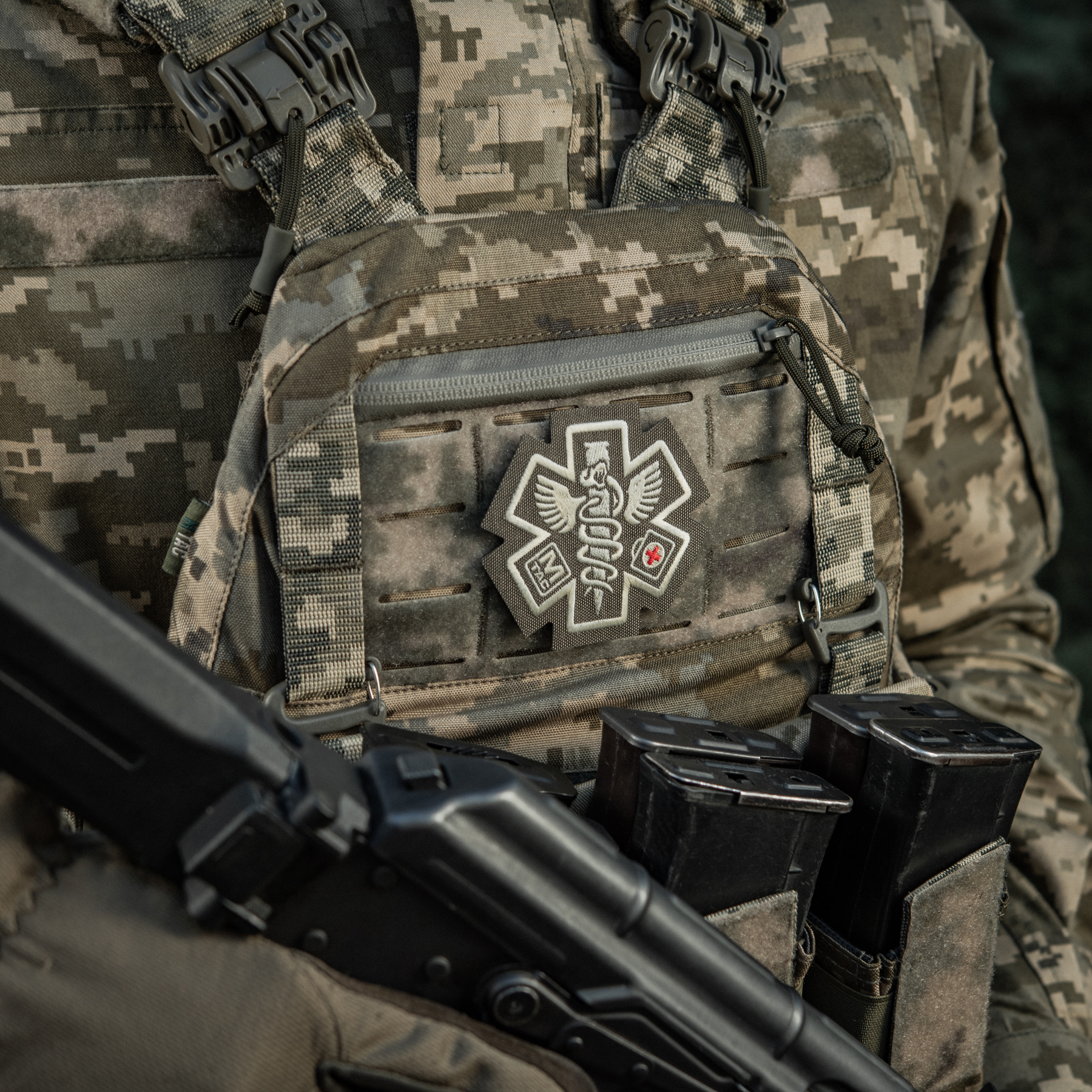 M-Tac нашивка Paramedic (вышивка) Ranger Green — 3