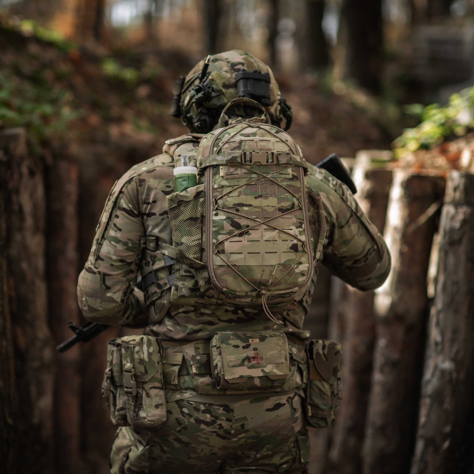 M-Tac рюкзак Sturm с эргономичными лямками Elite Multicam — 9
