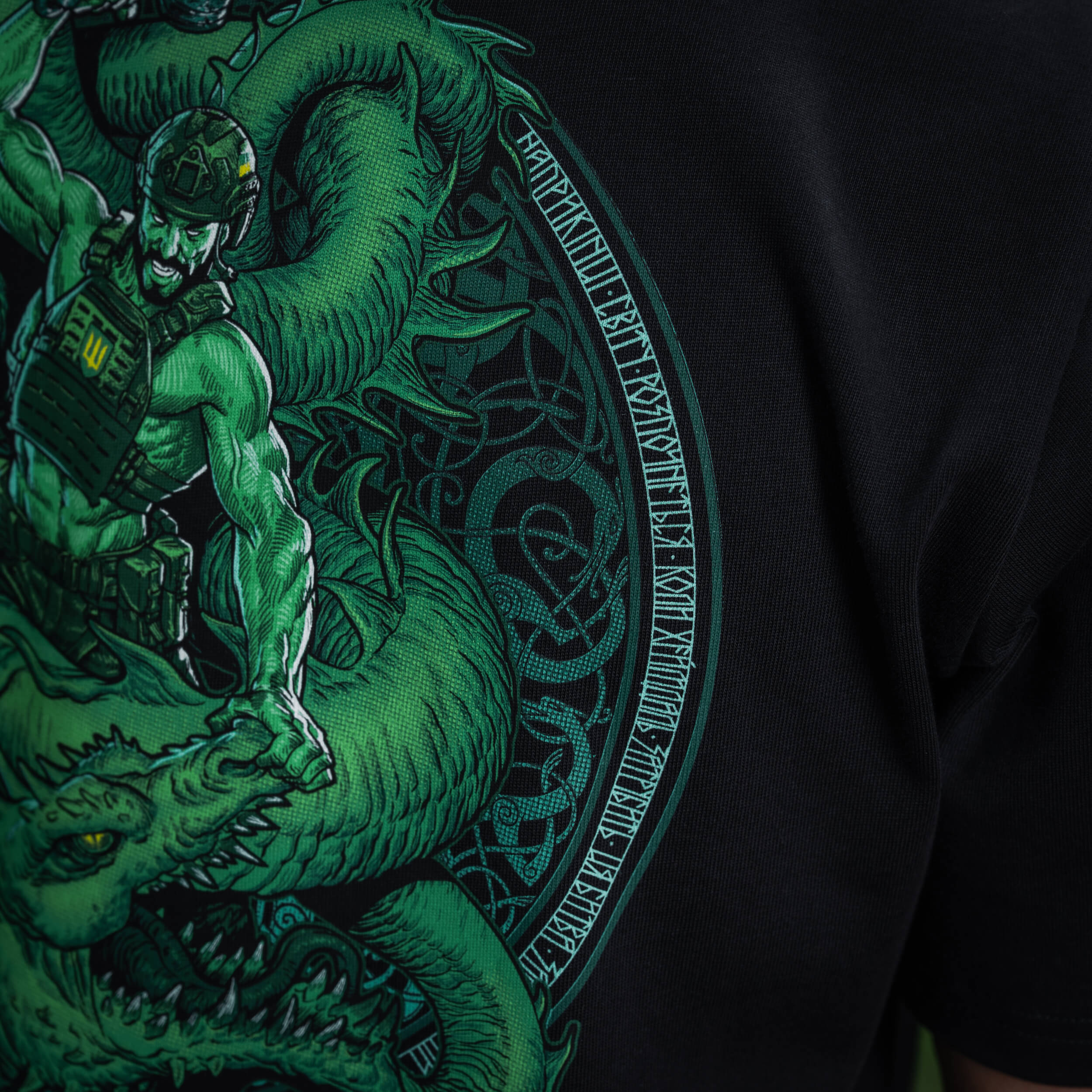 M-Tac футболка Ragnarok Night Vision Cotton Hard Black — 20
