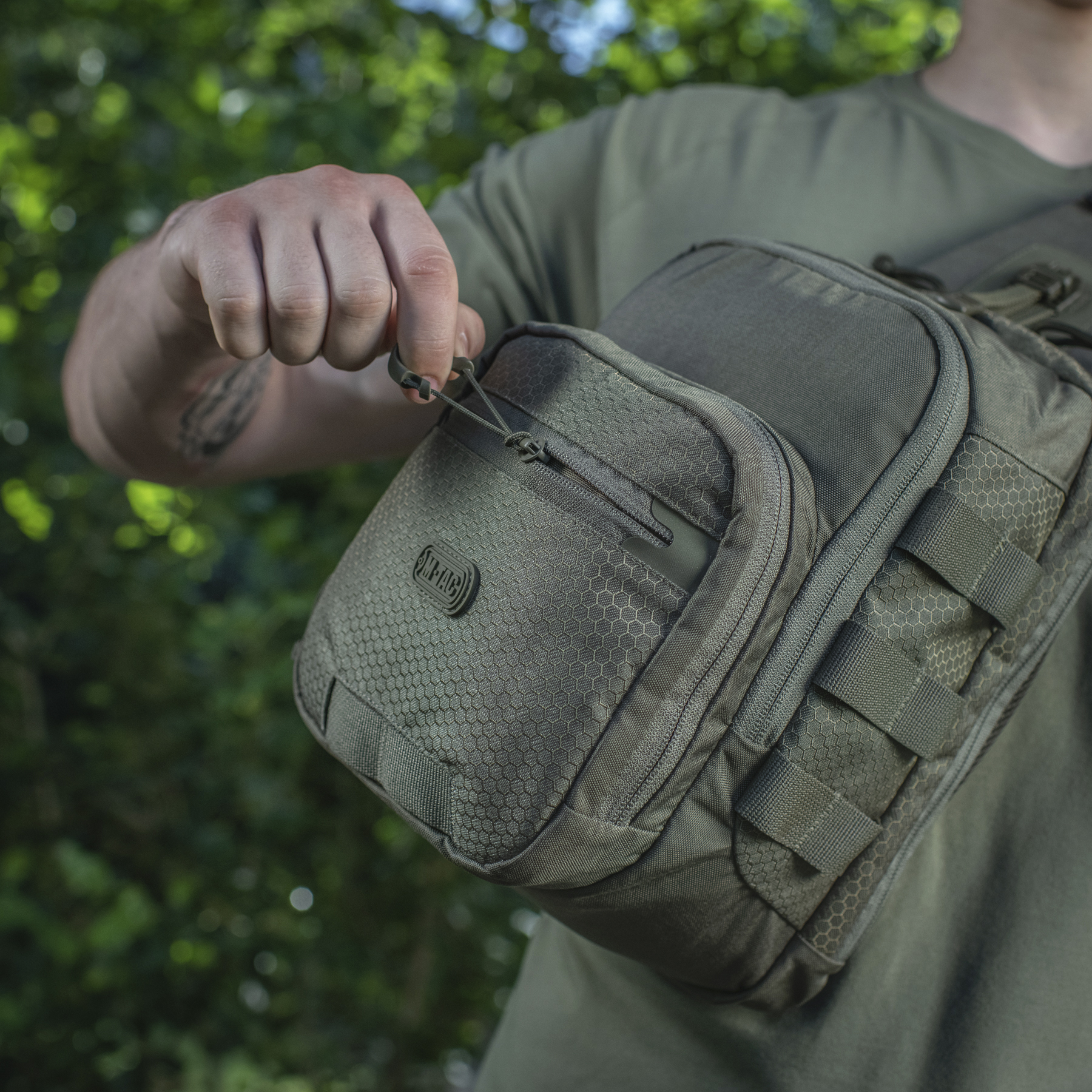 M-Tac сумка Cross Bag Elite Hex Ranger Green — 10