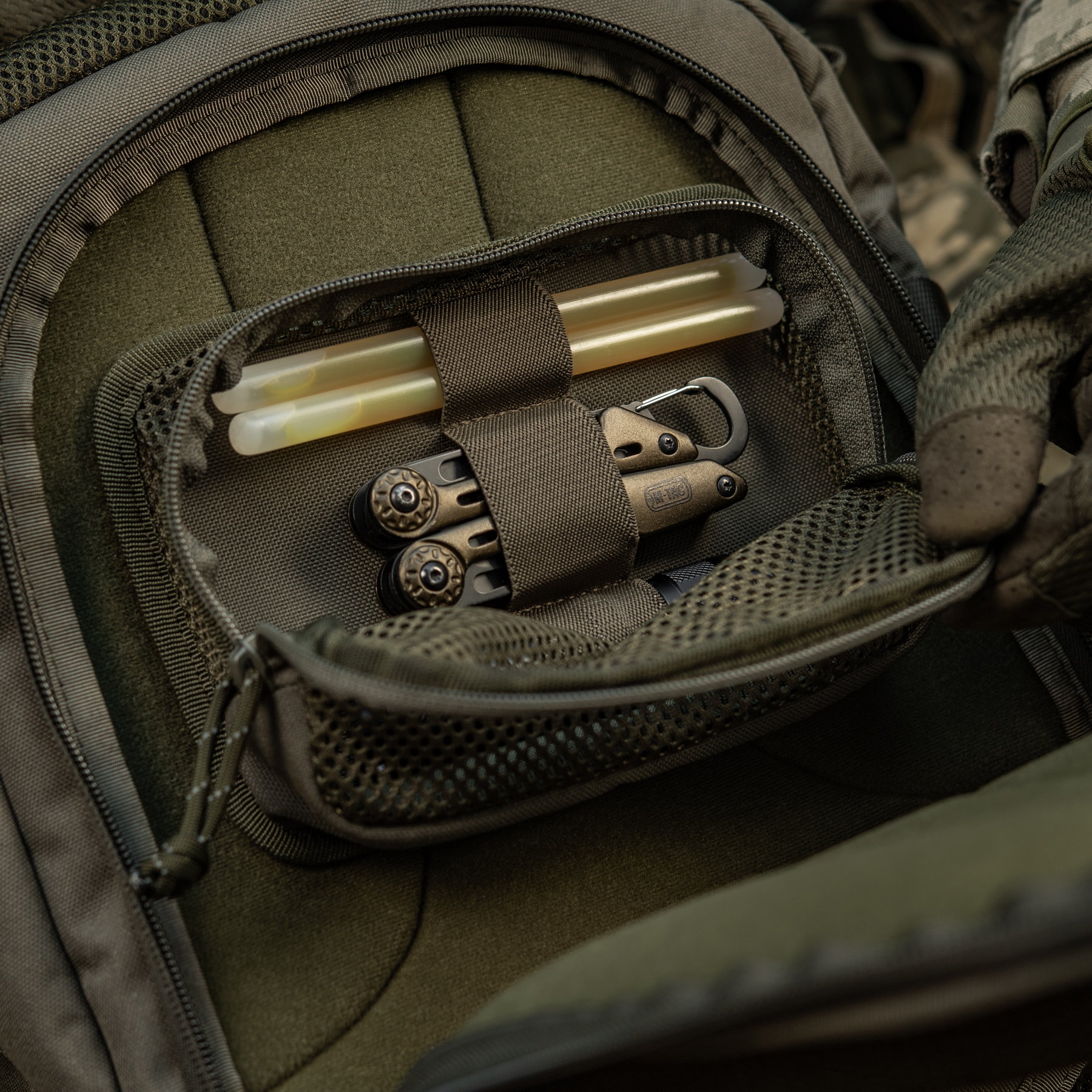 M-Tac вставка модульная карман на молнии Ranger Green — 11