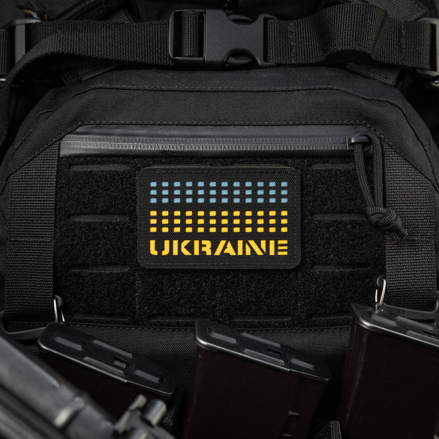 M-Tac нашивка Ukraine Laser Cut Black/Yellow/Blue/GID — 8