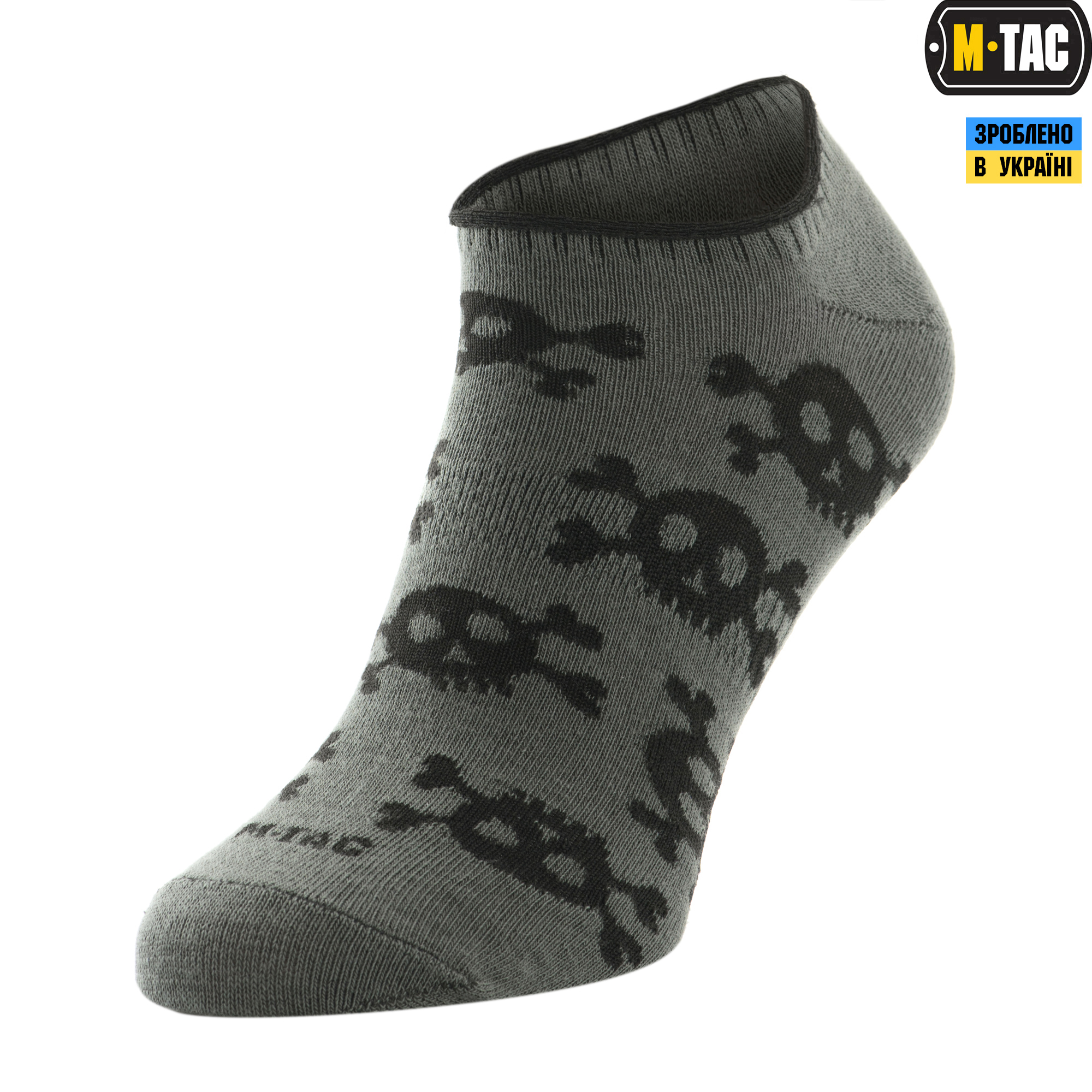 M-Tac носки летние легкие Pirate Skull Olive — 2