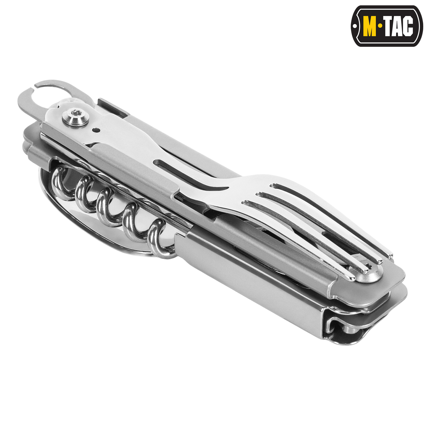 M-Tac столовый набор складной универсальный Steel — 4