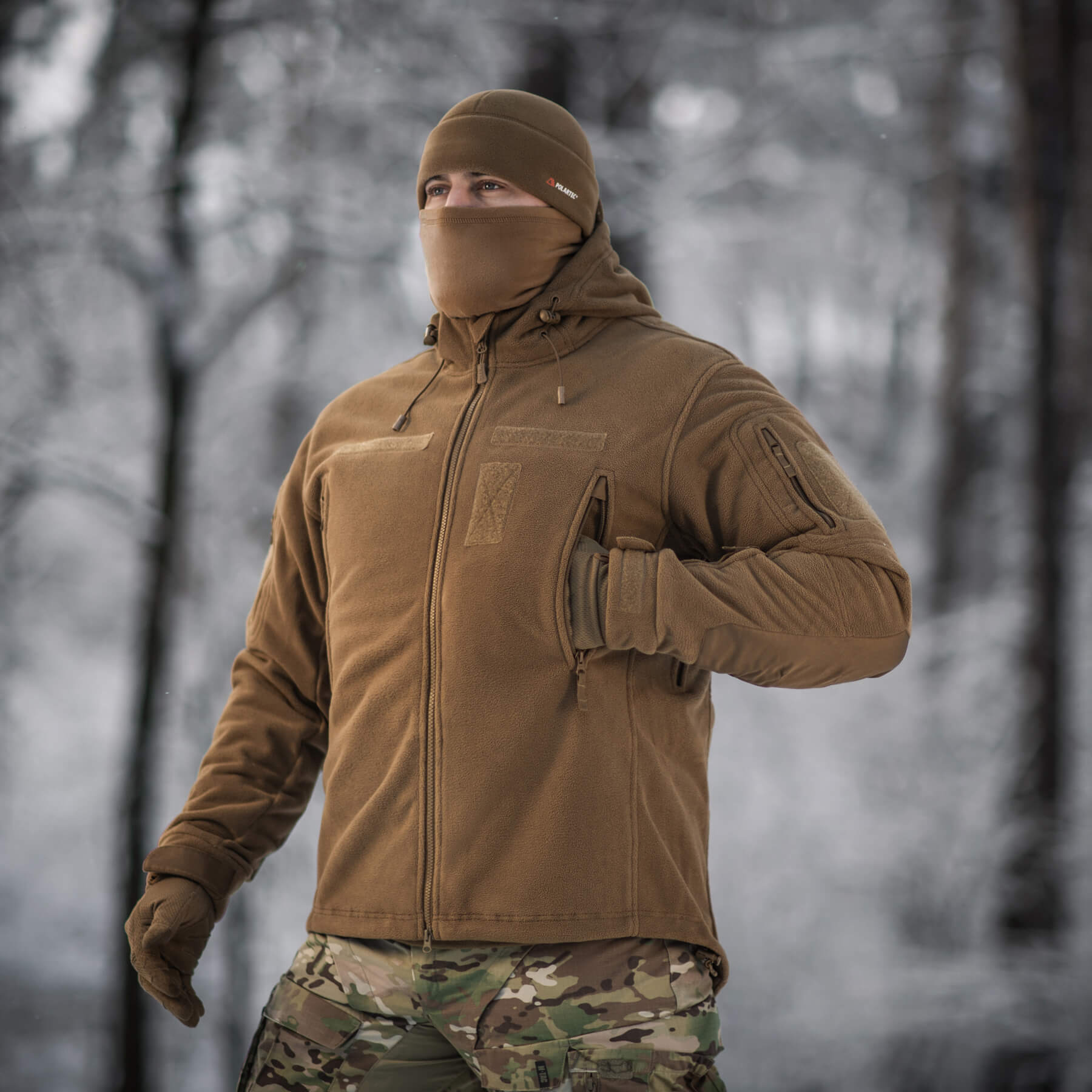 M-Tac куртка флисовая Windblock Division Gen.III Coyote Brown — 20
