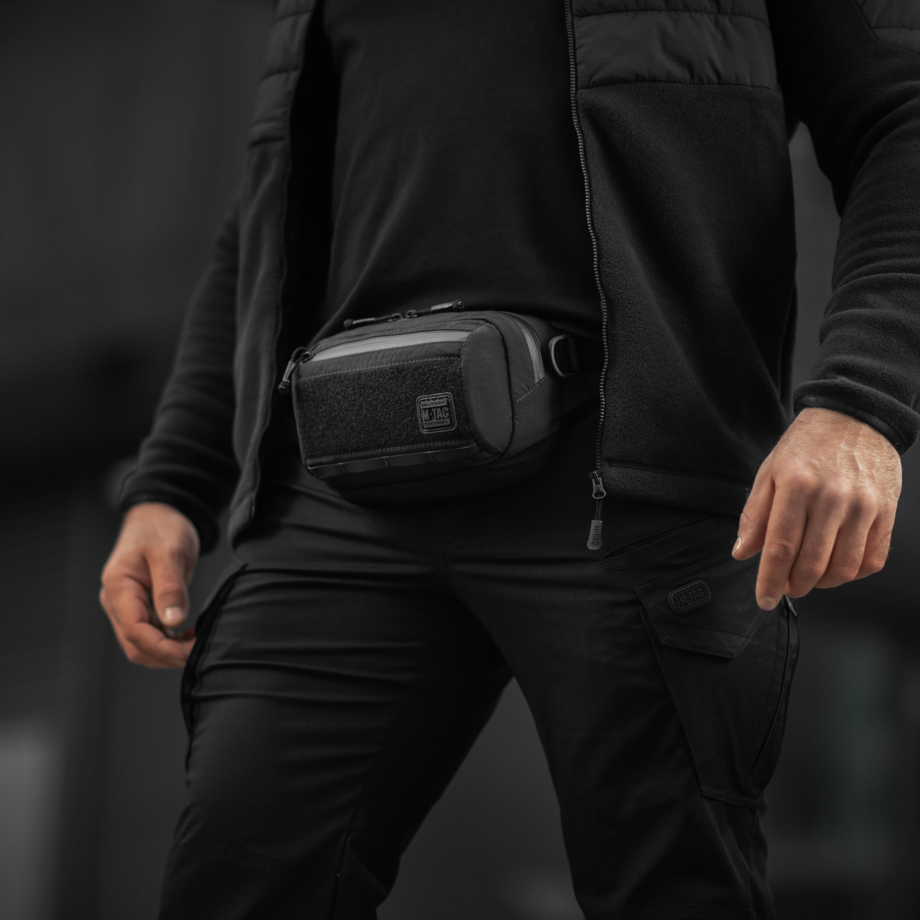 M-Tac сумка City Waist Bag с липучкой Lite-NR Elite Black — 27