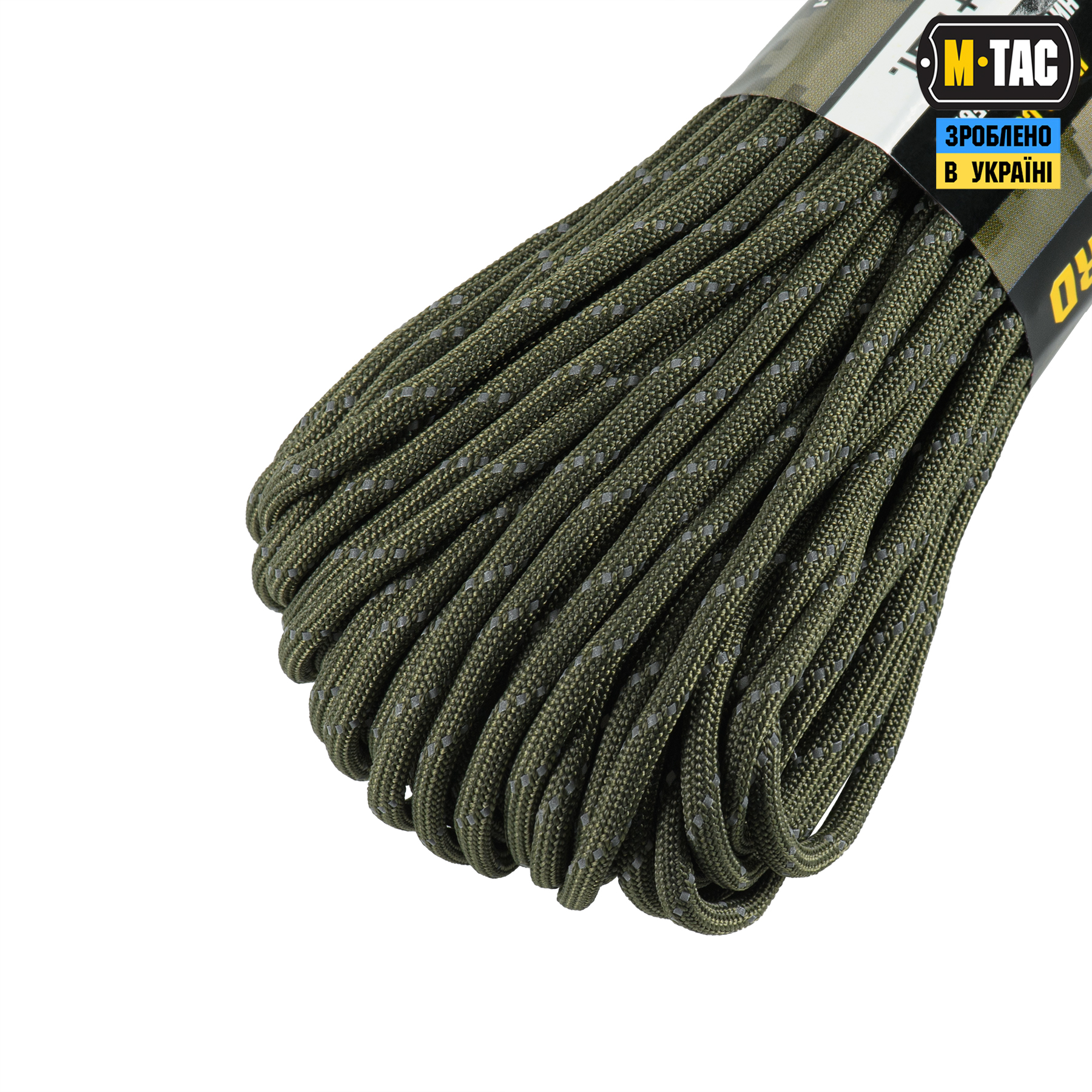 M-Tac паракорд 550 mil-spec 30m Ranger Green Reflective — 4