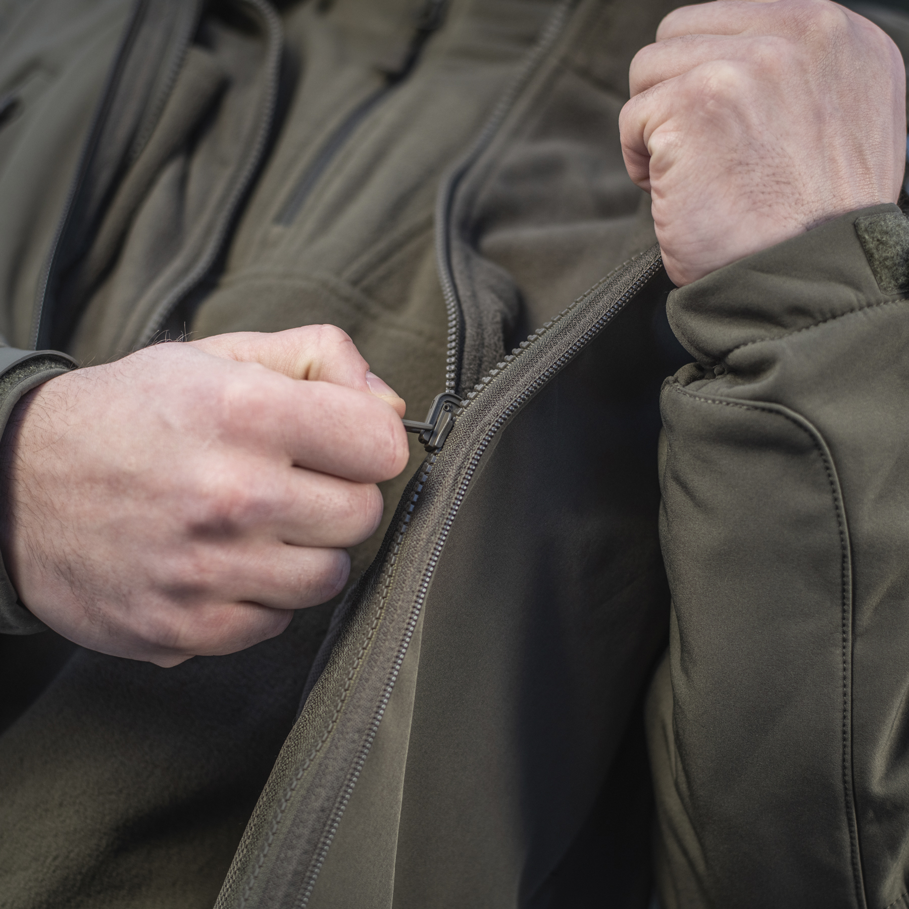 M-Tac куртка Soft Shell с подстежкой Olive — 24
