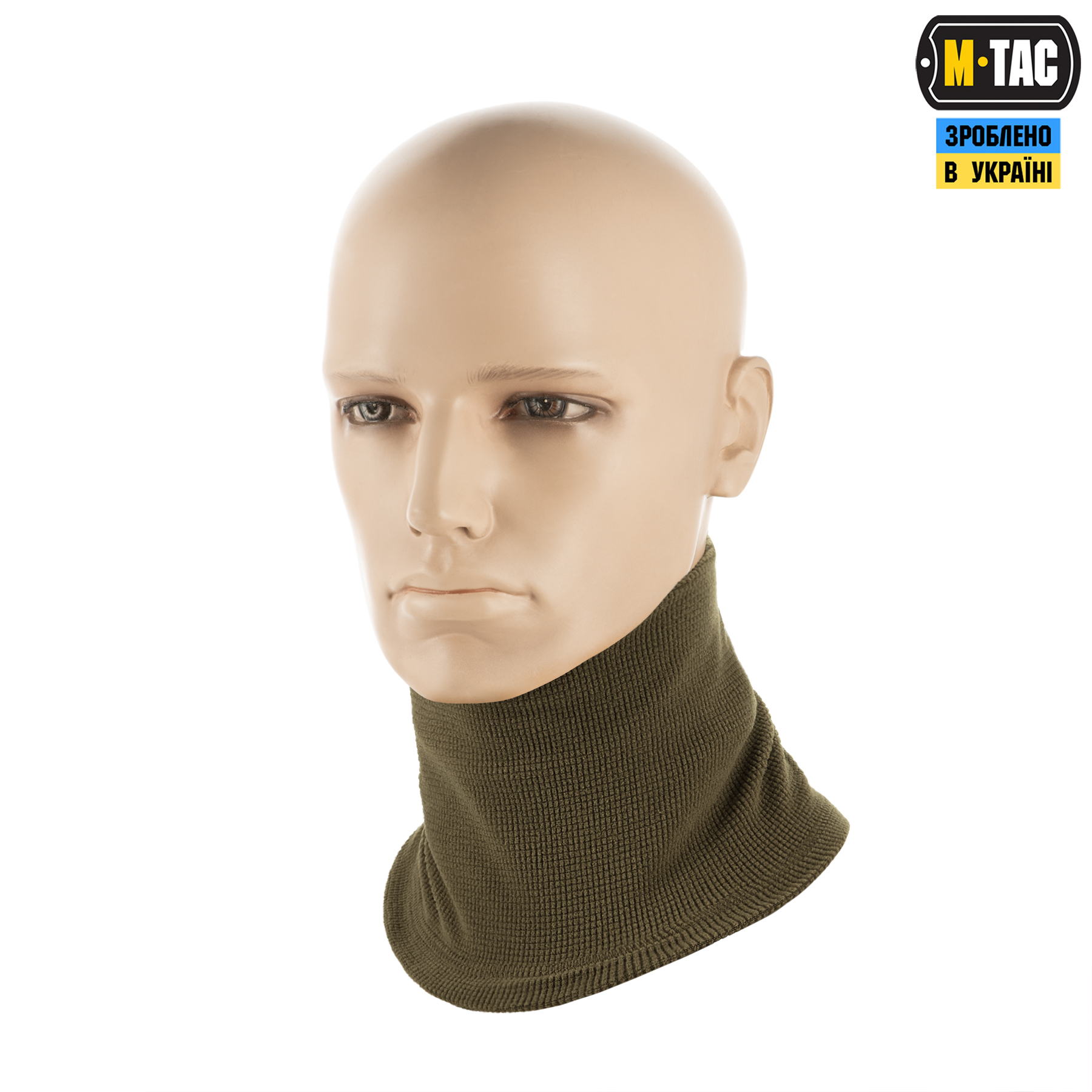 M-Tac шарф-труба микрофлис рип-стоп Dark Olive — 3