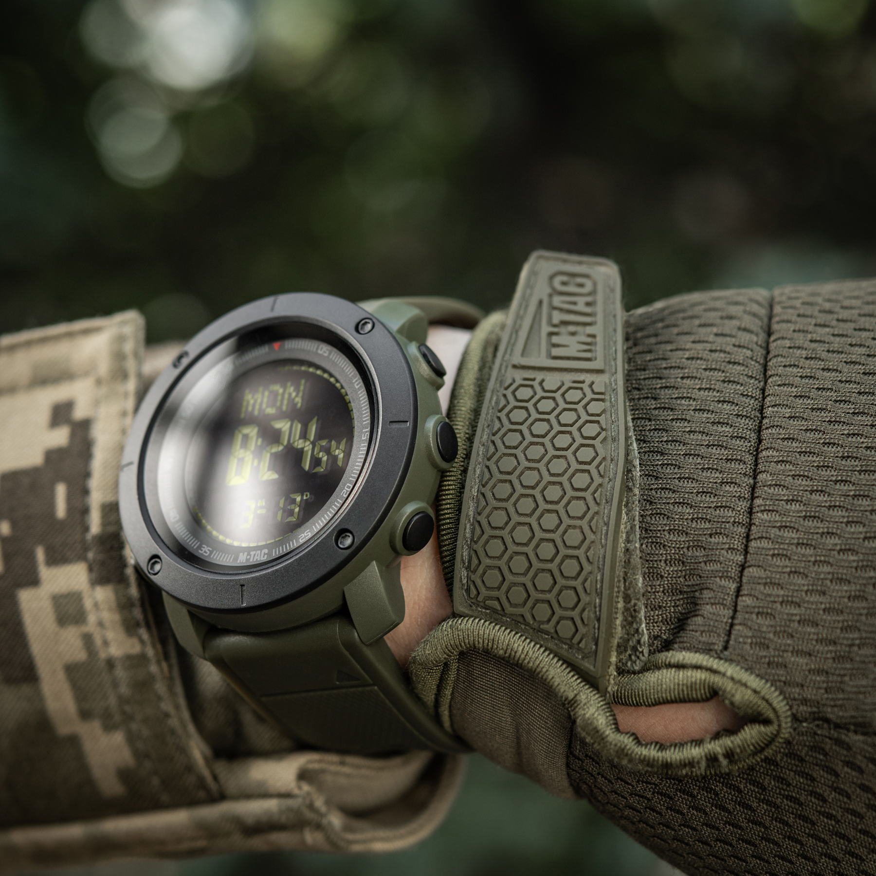 M-Tac часы тактические с компасом 2095 Army Green — 13