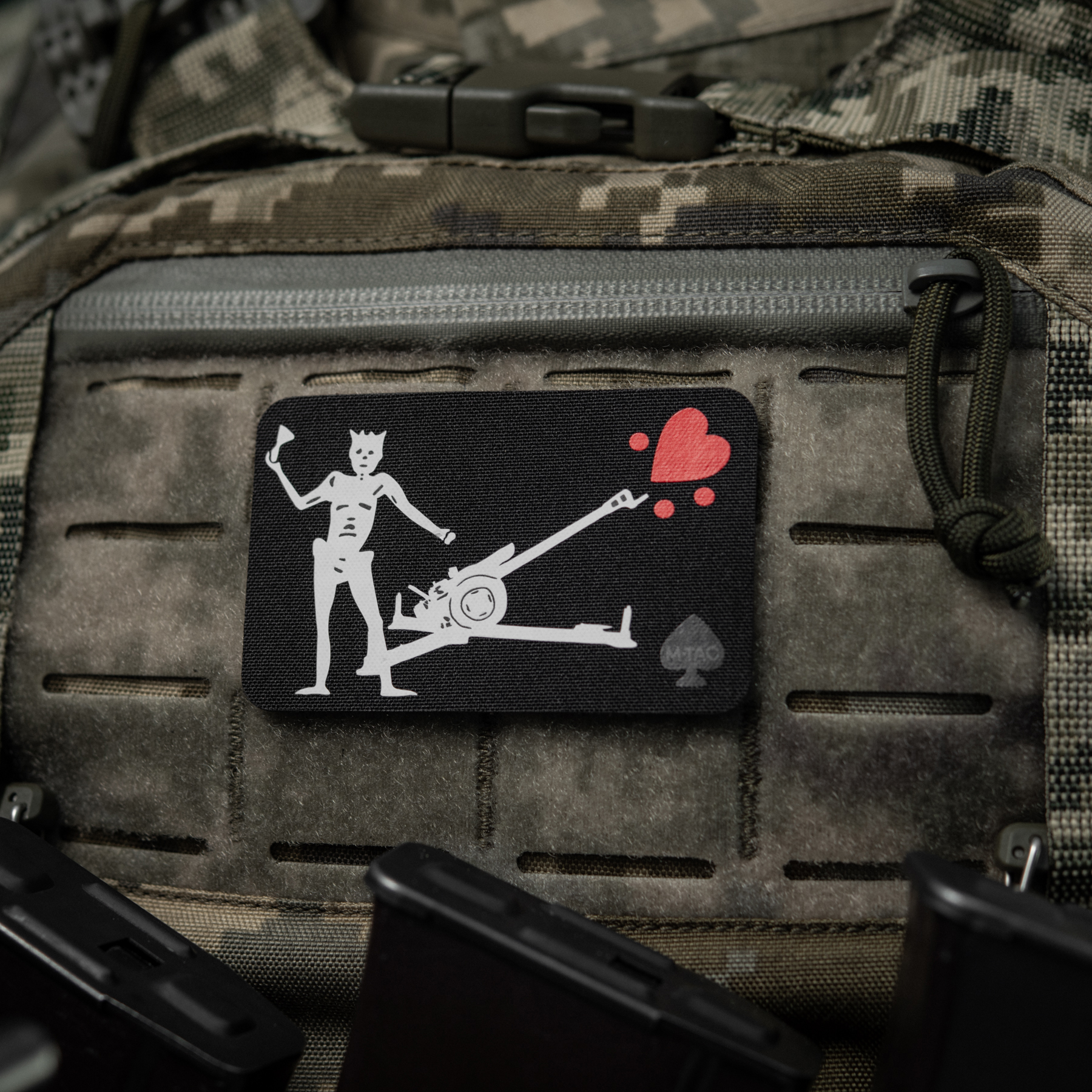 M-Tac нашивка прапор Чорна Борода Д-30 Black — 5