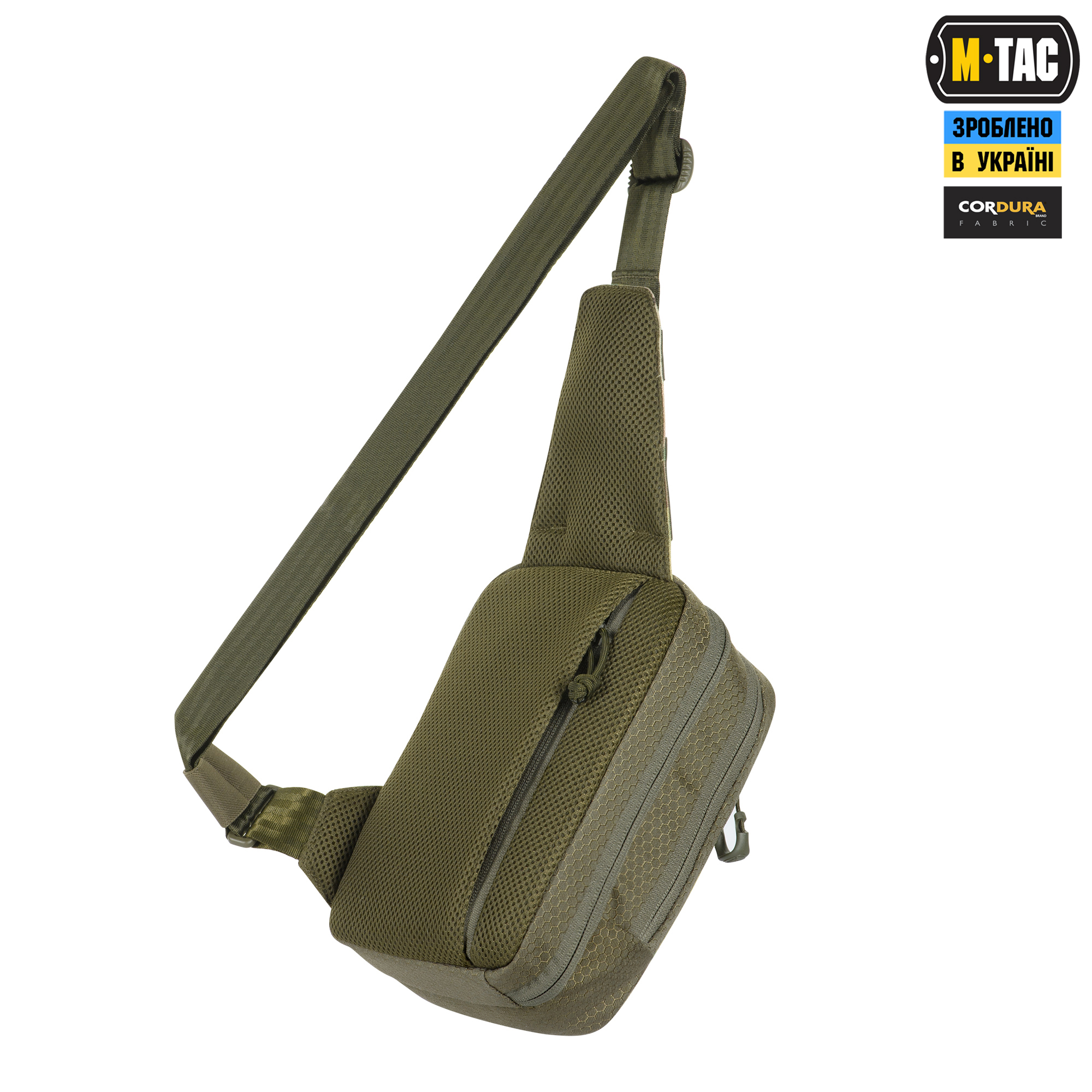 M-Tac сумка Sling Pistol Bag Elite Hex с липучкой Multicam/Ranger Green — 3