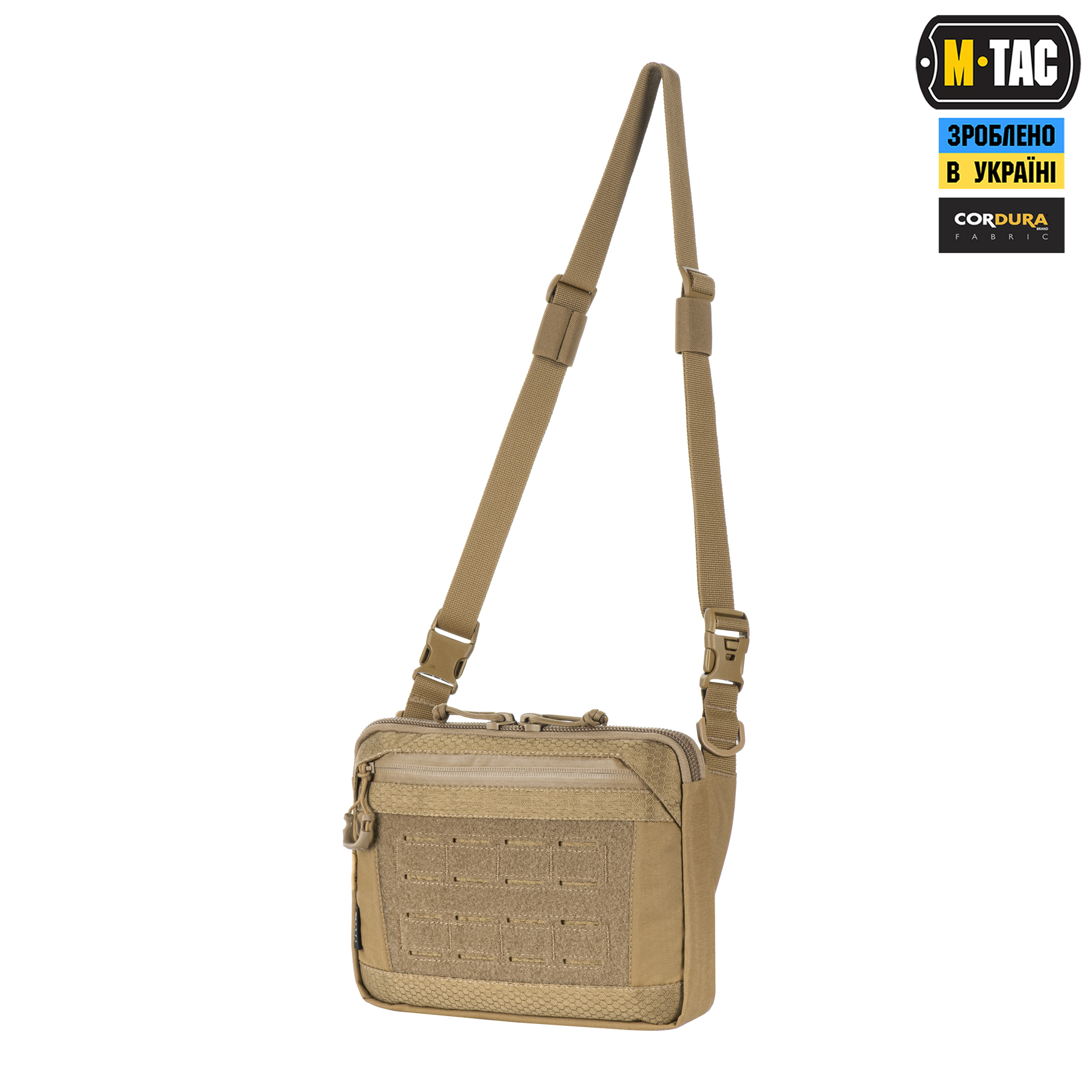 M-Tac сумка Admin Bag Elite с липучкой Coyote — 6