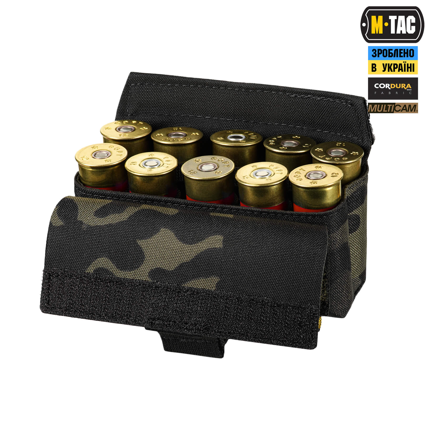 M-Tac подсумок под 12 калибр на 10 патронов Elite Multicam Black — 8