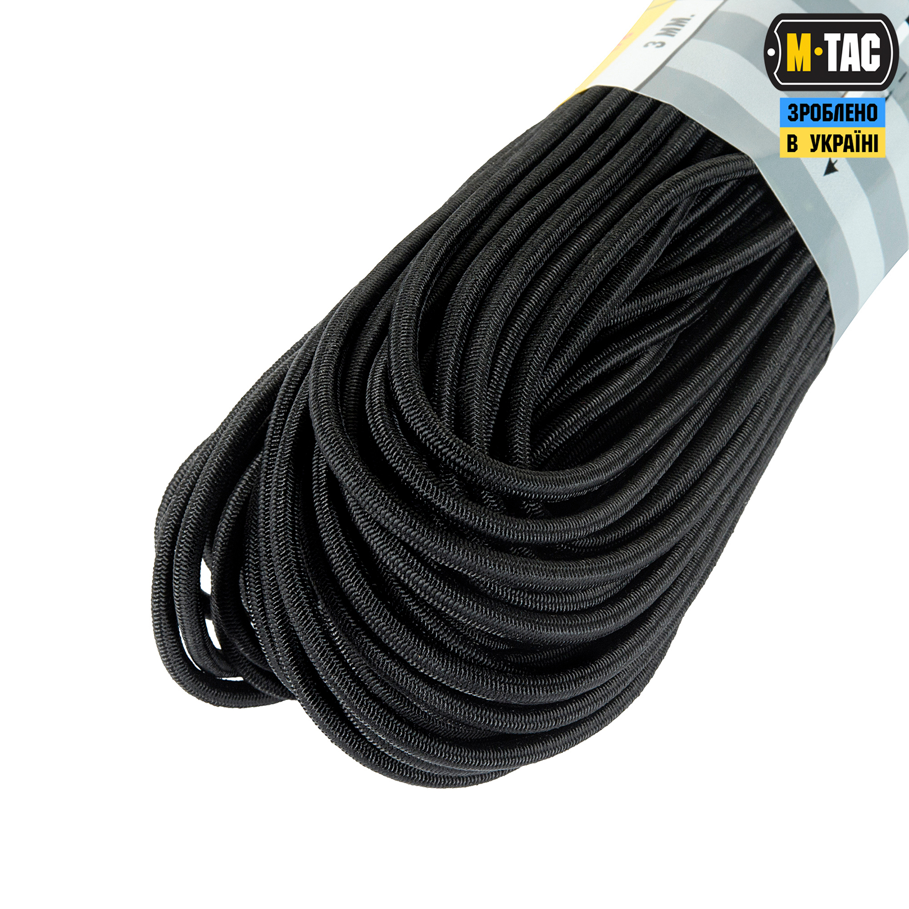 M-Tac паракорд Shock-Cord 3mm 30m Black — 4