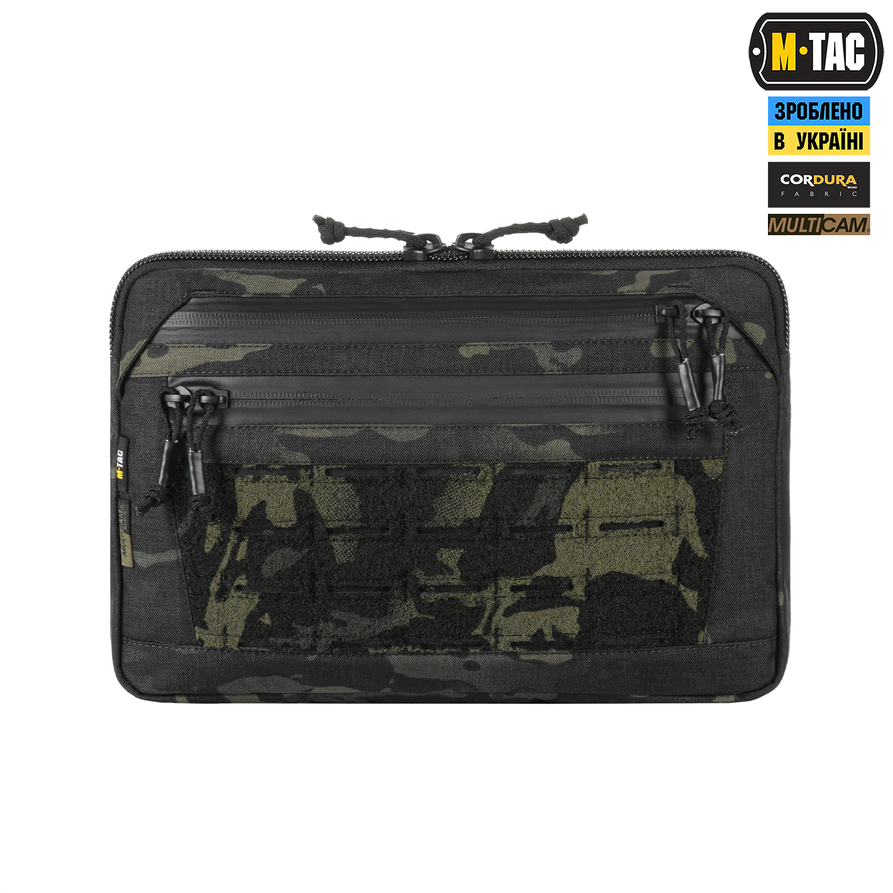 M-Tac сумка Admin Bag Medium Elite с липучкой Multicam Black/Black — 3