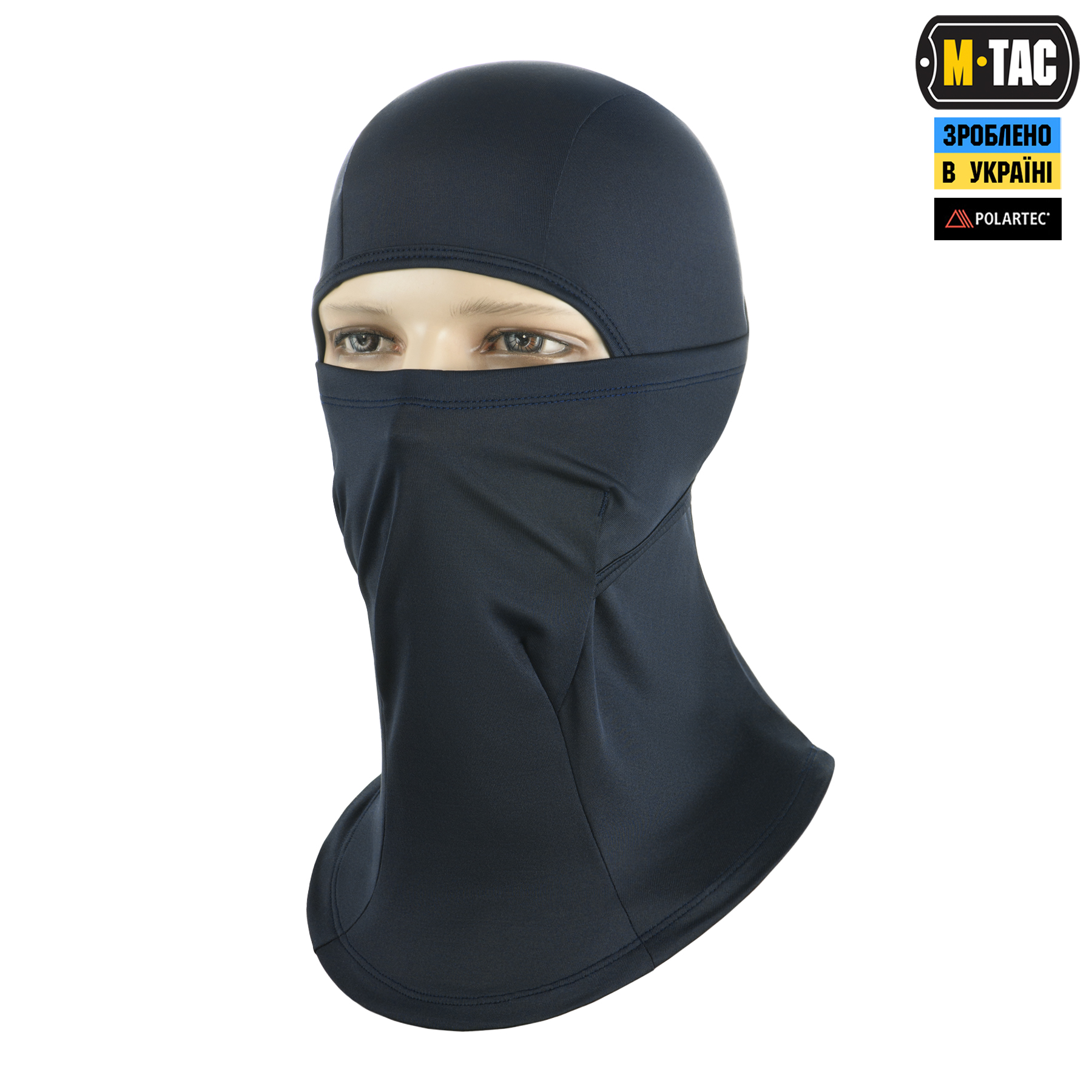 M-Tac балаклава-ниндзя потоотводящая Polartec Dark Navy Blue — 2