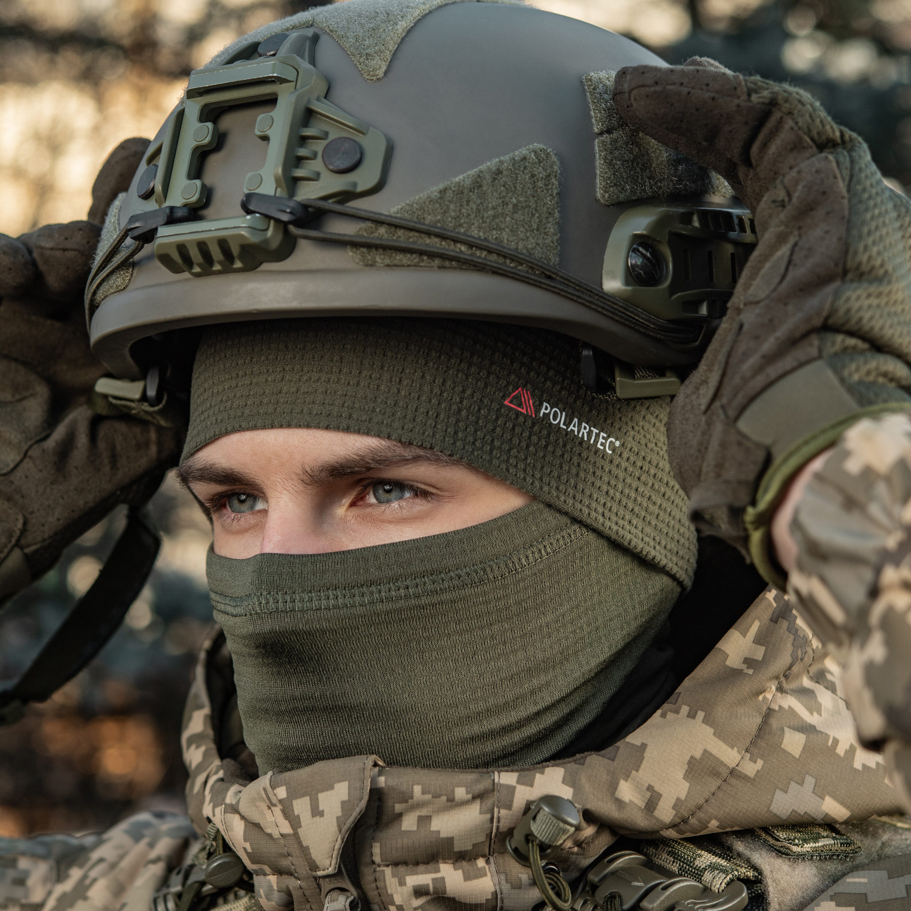 M-Tac шапка-подшлемник Polartec Army Olive — 15