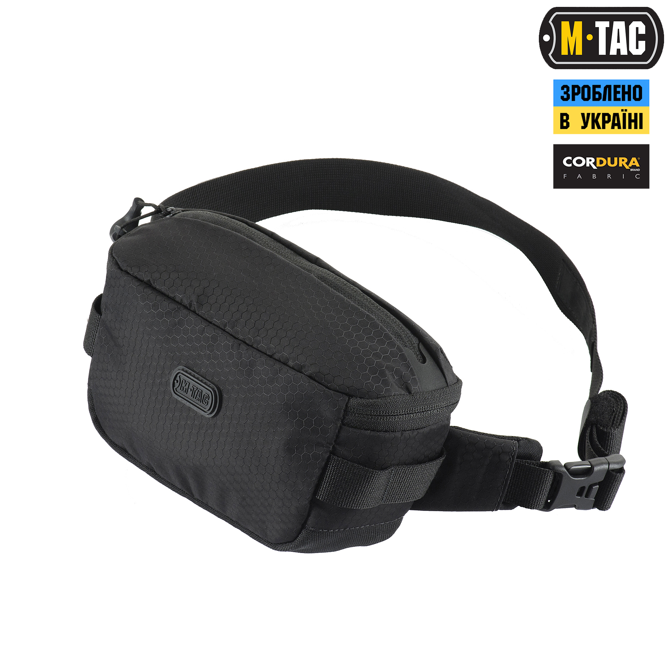 M-Tac сумка Tactical Waist Bag Elite Hex Black