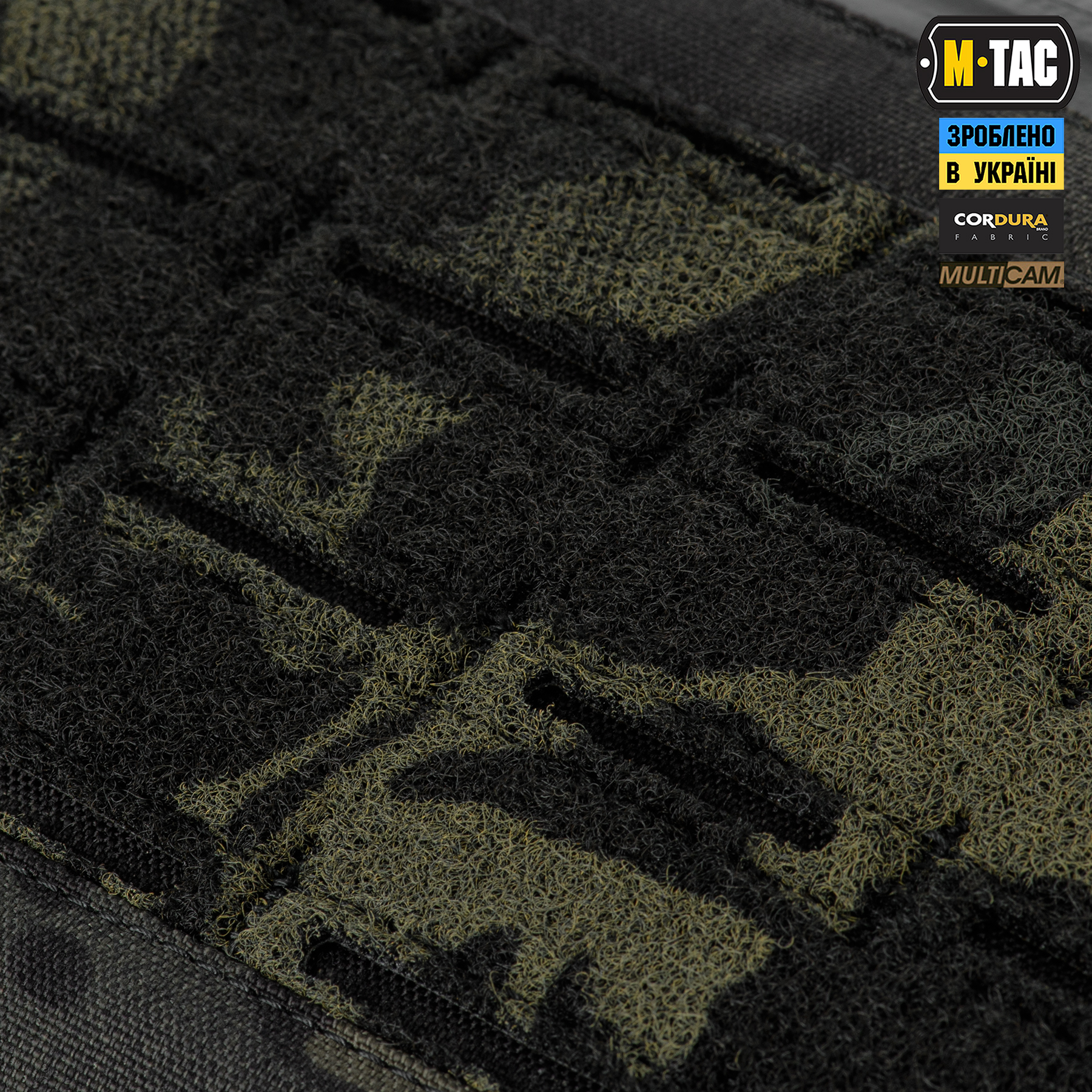 M-Tac сумка Admin Bag Medium Elite с липучкой Multicam Black/Black — 12