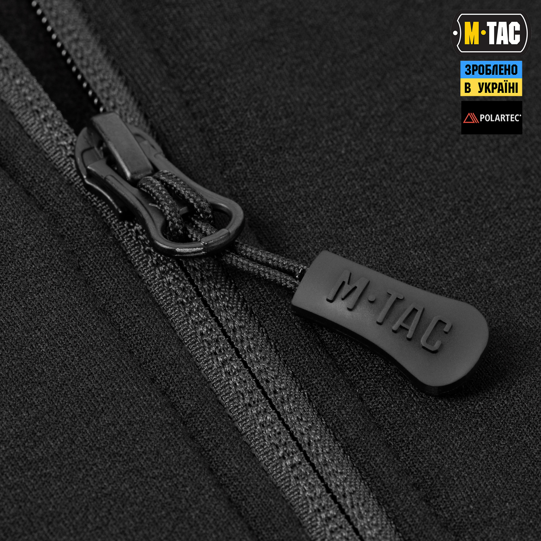 M-Tac кофта Shadow Fleece Polartec Black — 6