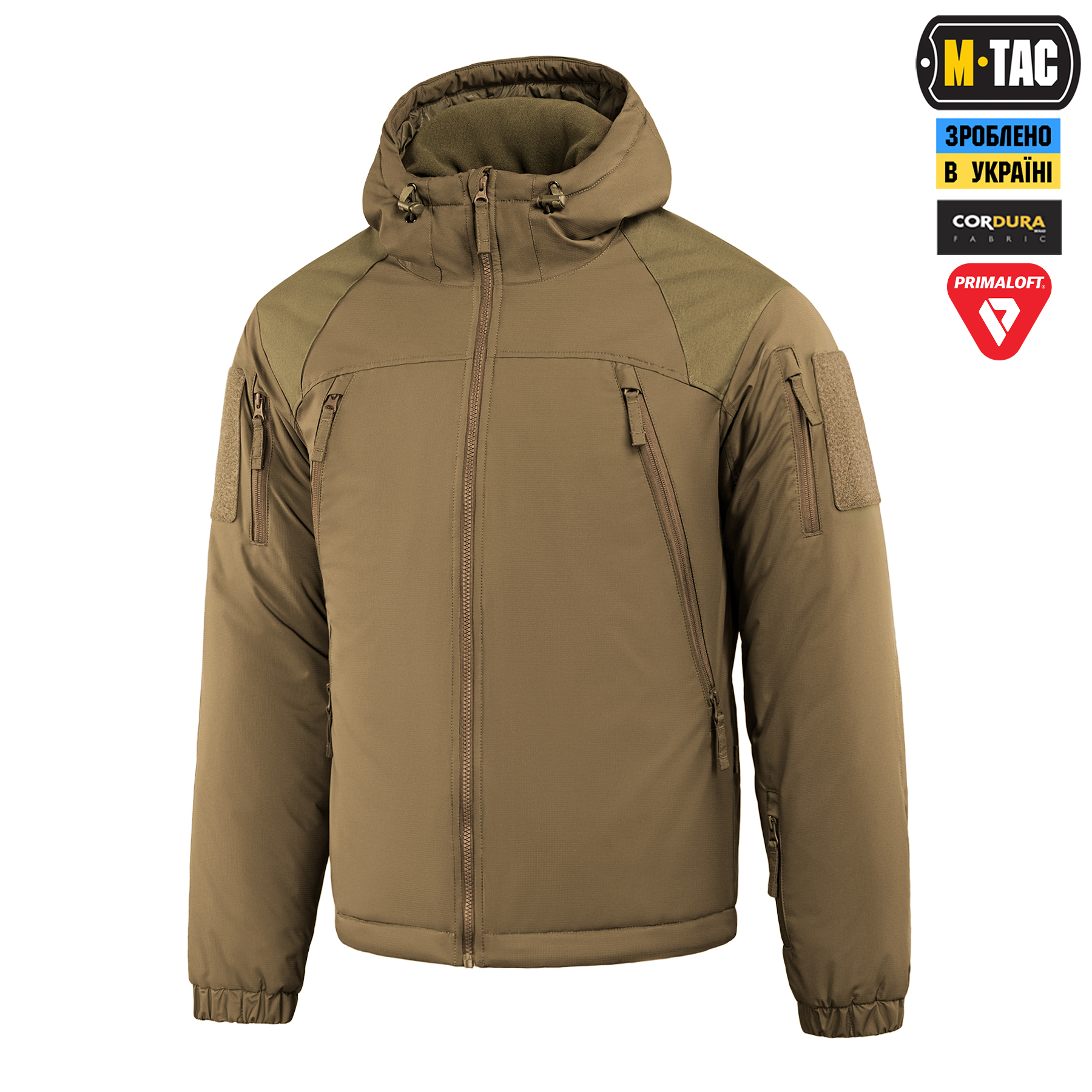 M-Tac куртка зимняя Alpha Gen.III Pro Primaloft Coyote Brown — 2