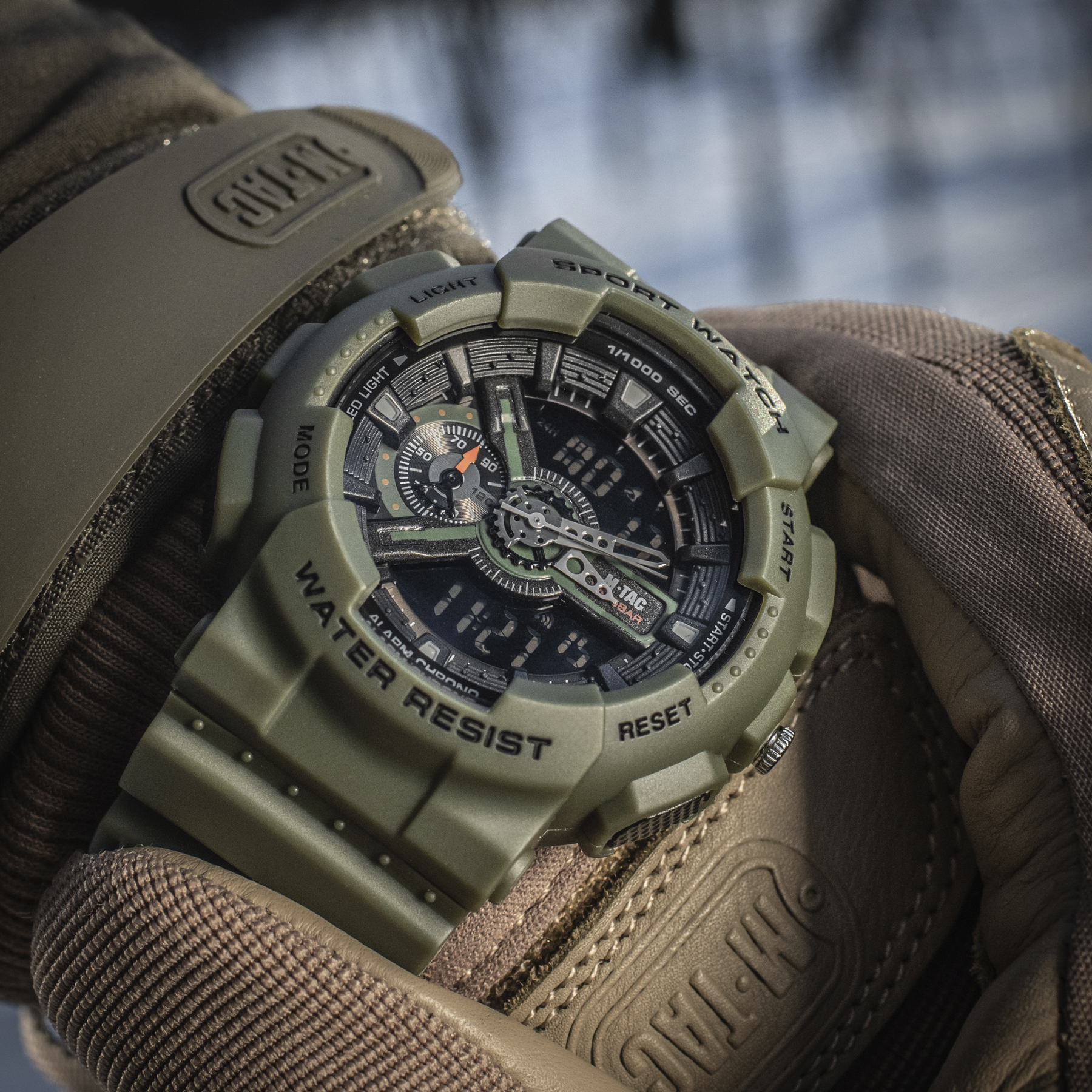 M-Tac часы Sport Olive — 8