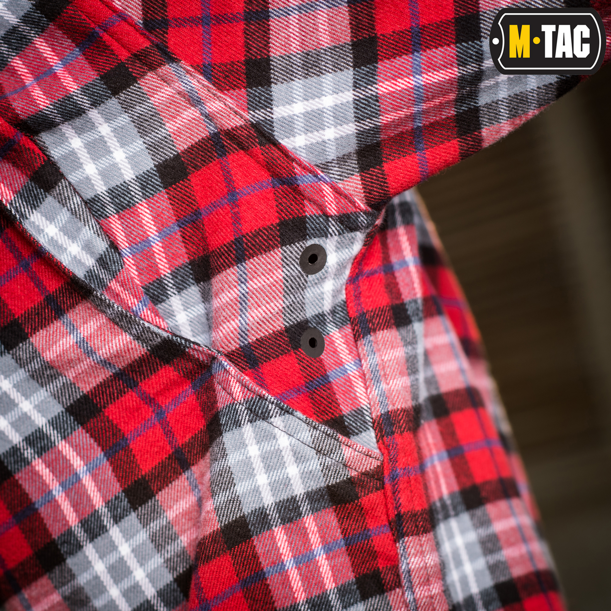 M-Tac рубашка Redneck Cotton Shirt Red — 10