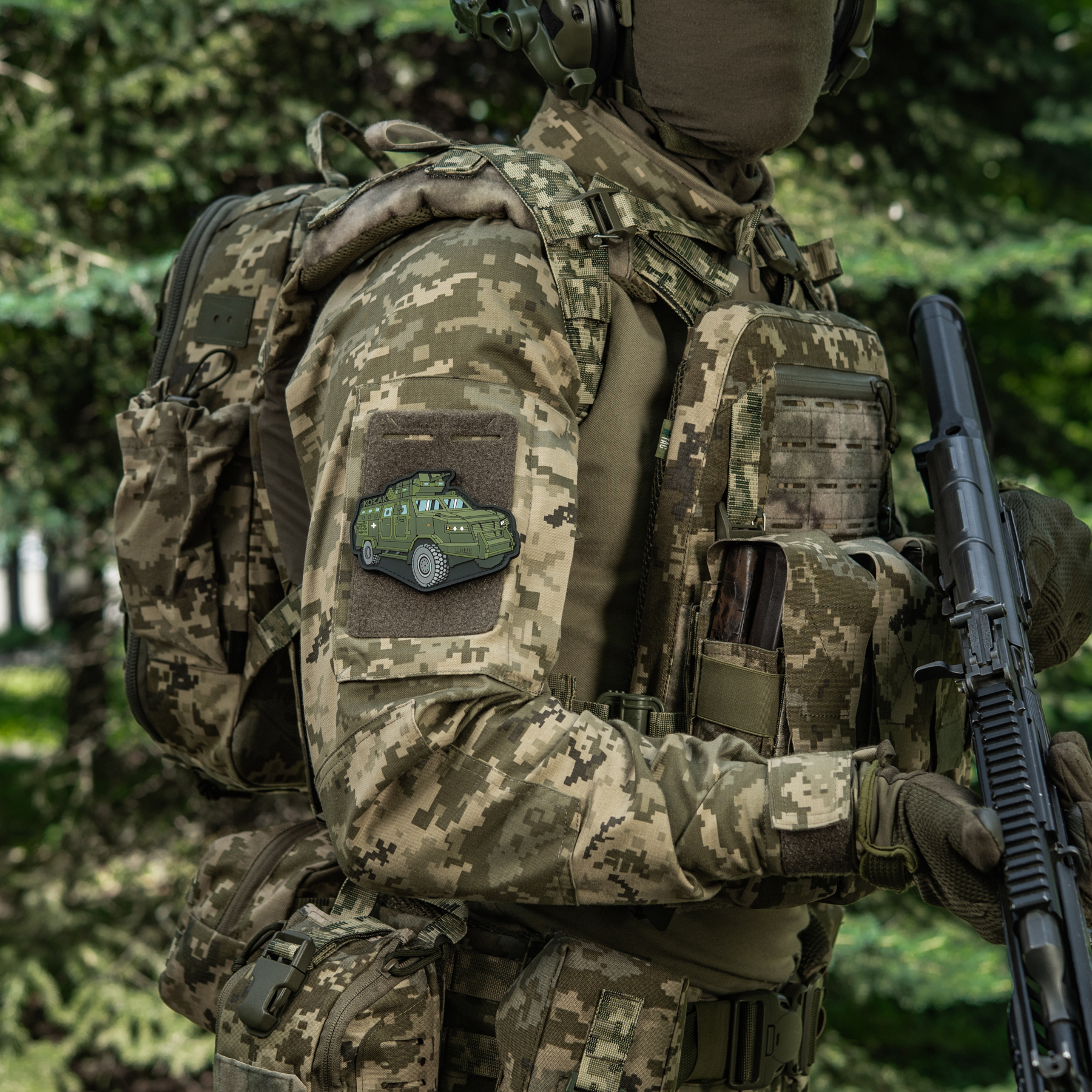 M-Tac нашивка Козак (PVC) — 16