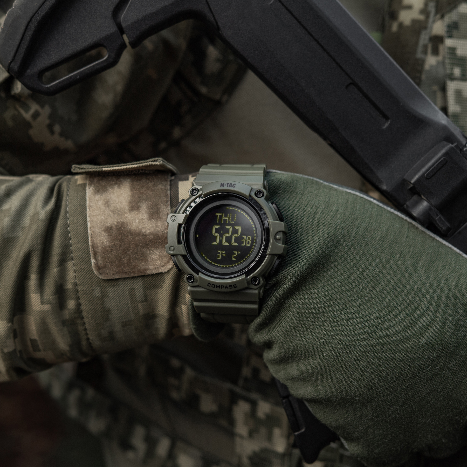 M-Tac часы тактические с компасом 2233 Army Green — 21
