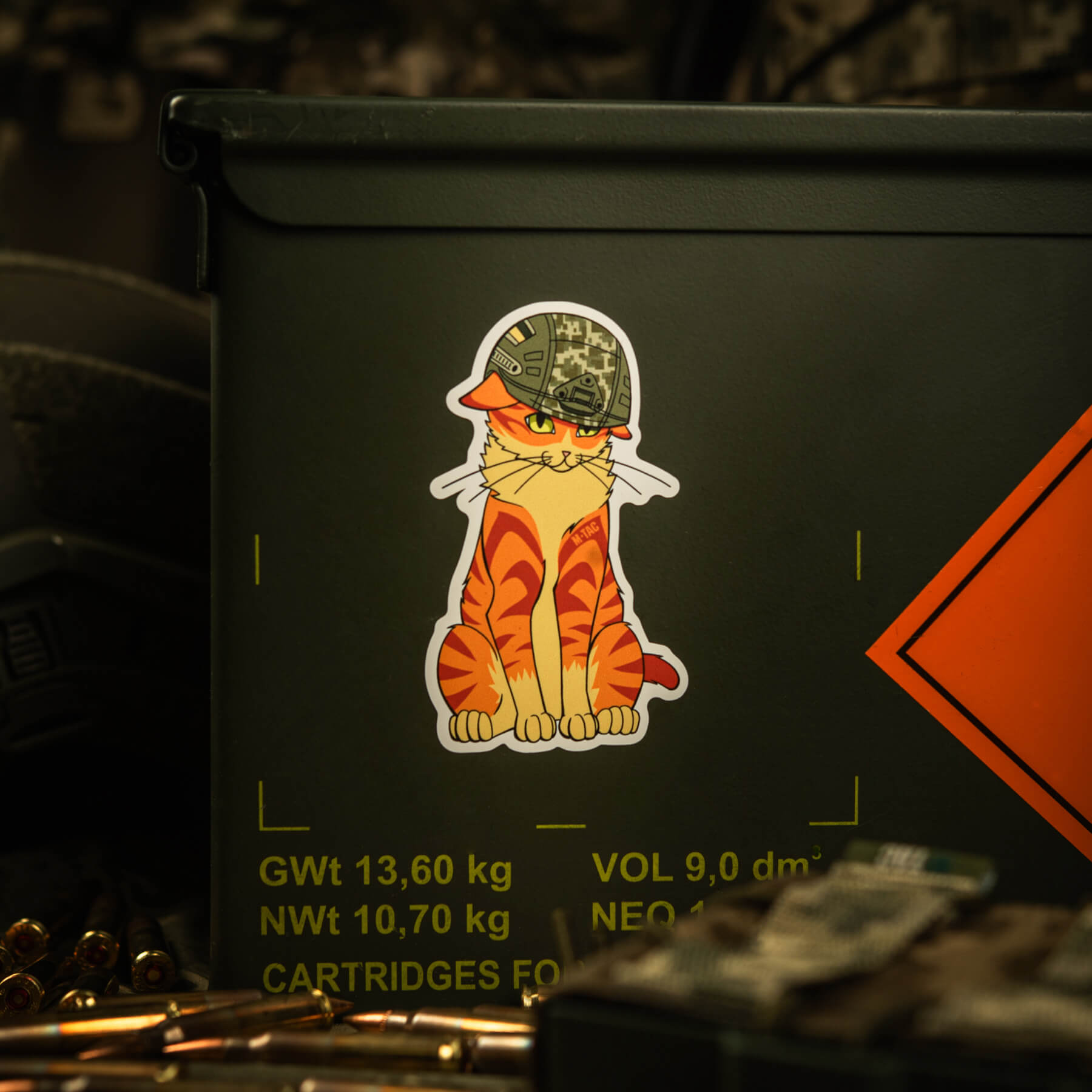 M-Tac наклейка Orange Cat — 8