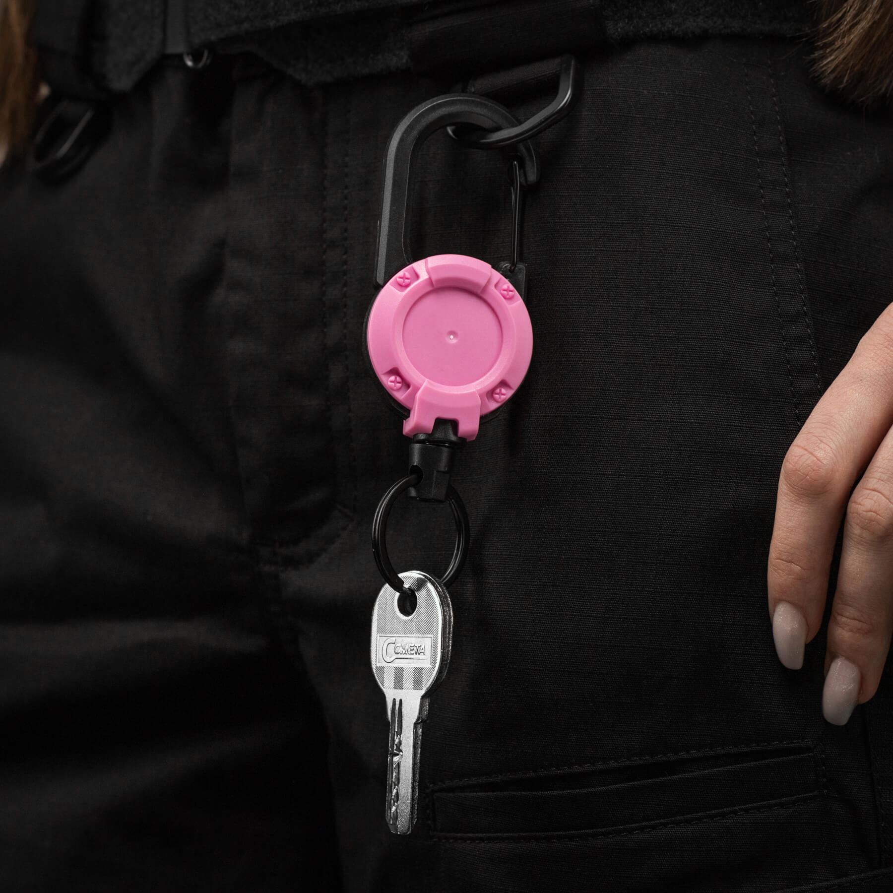 M-Tac карабин с тросиком для ключей Pink — 11