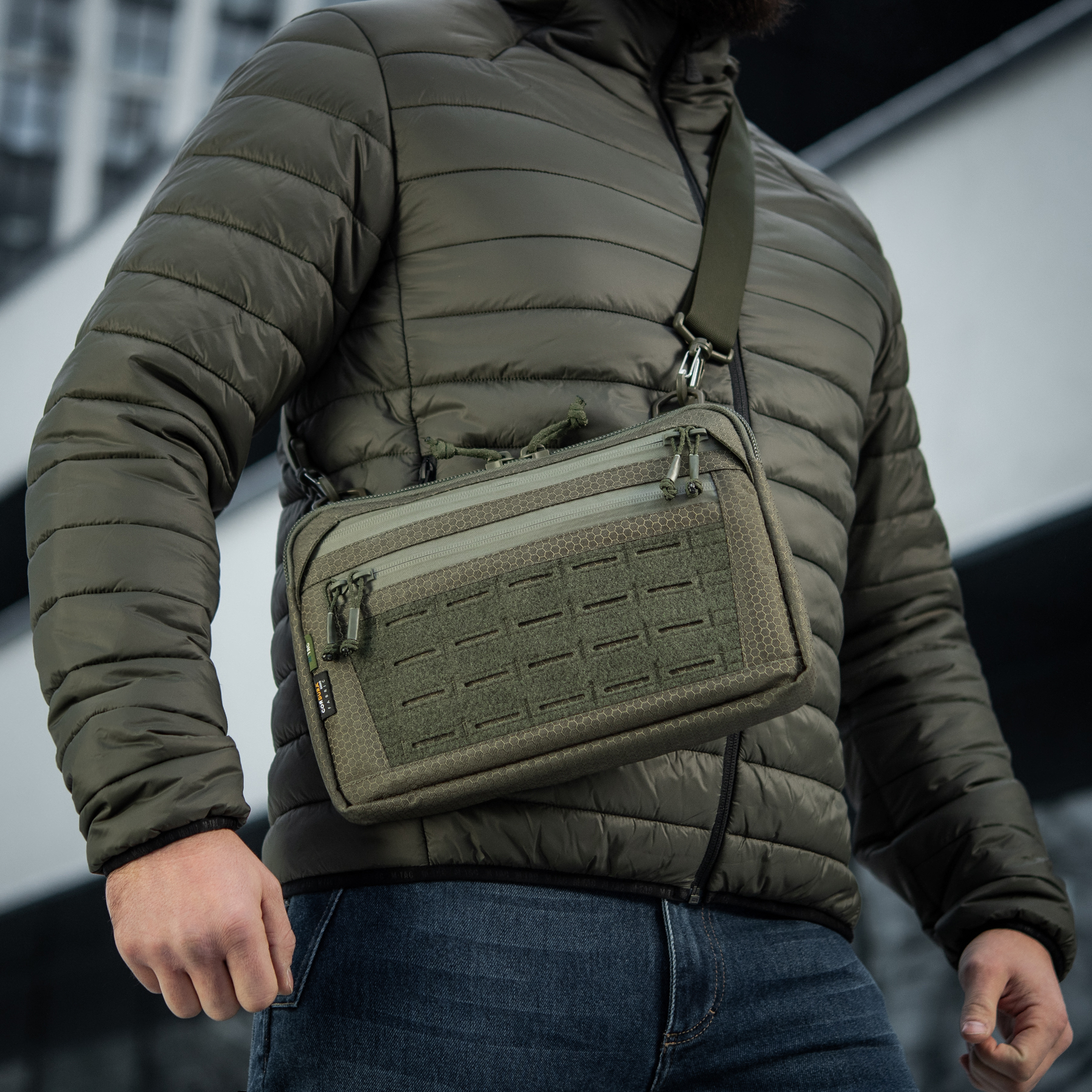 M-Tac сумка Admin Bag Medium Elite с липучкой Hex Ranger Green — 14