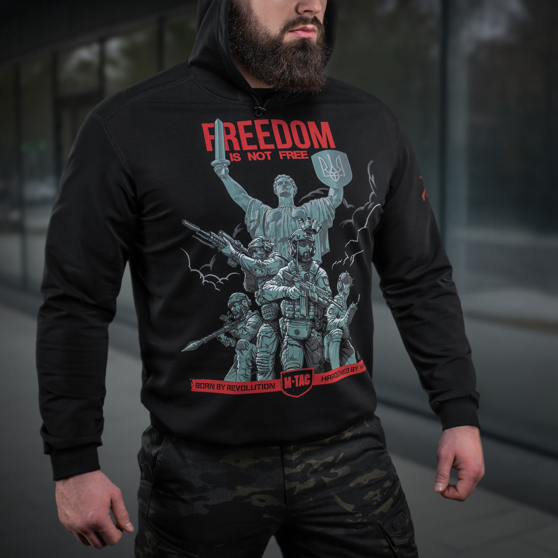 M-Tac кофта Hoodie Freedom Black — 22