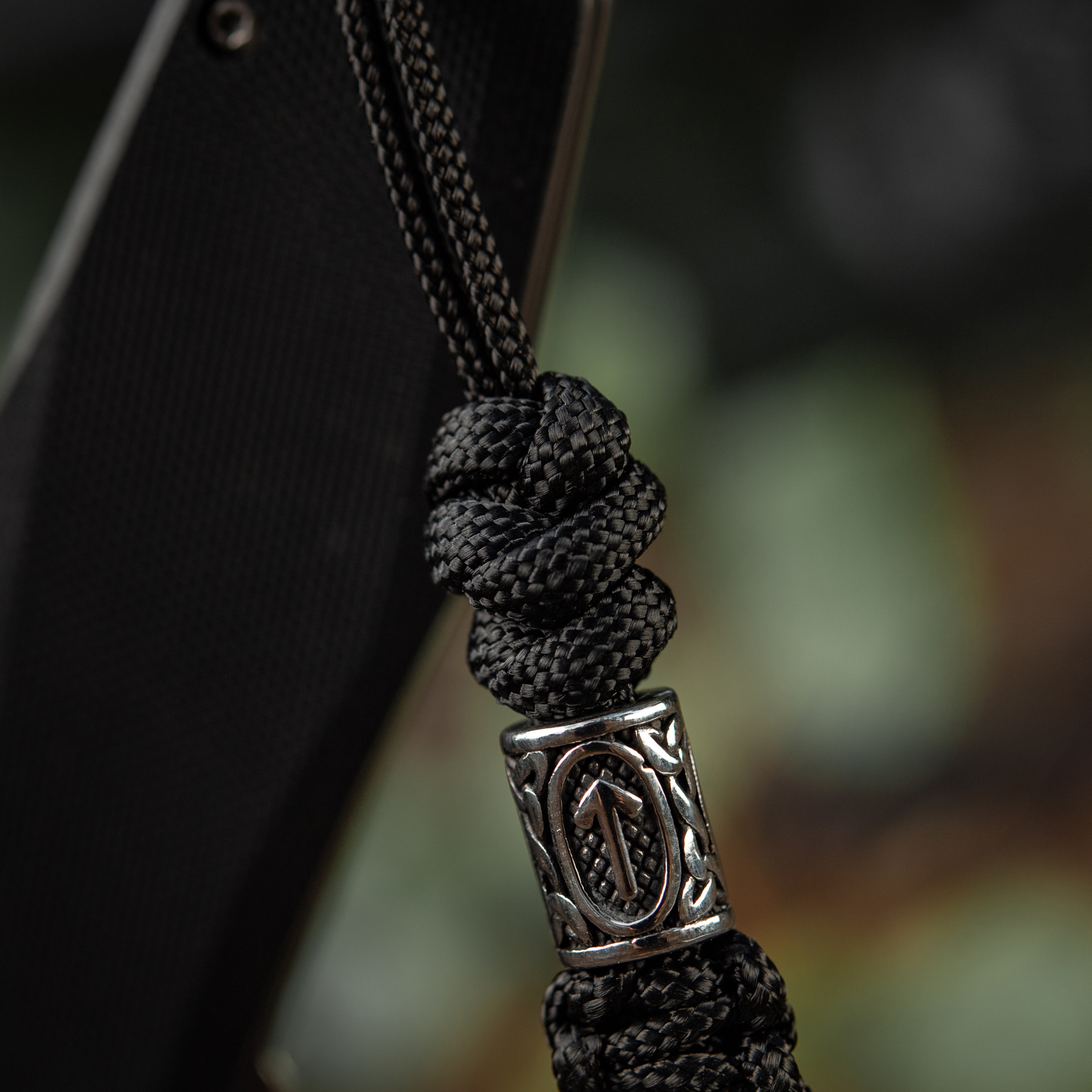 M-Tac темляк Teivaz rune Steel Black — 7