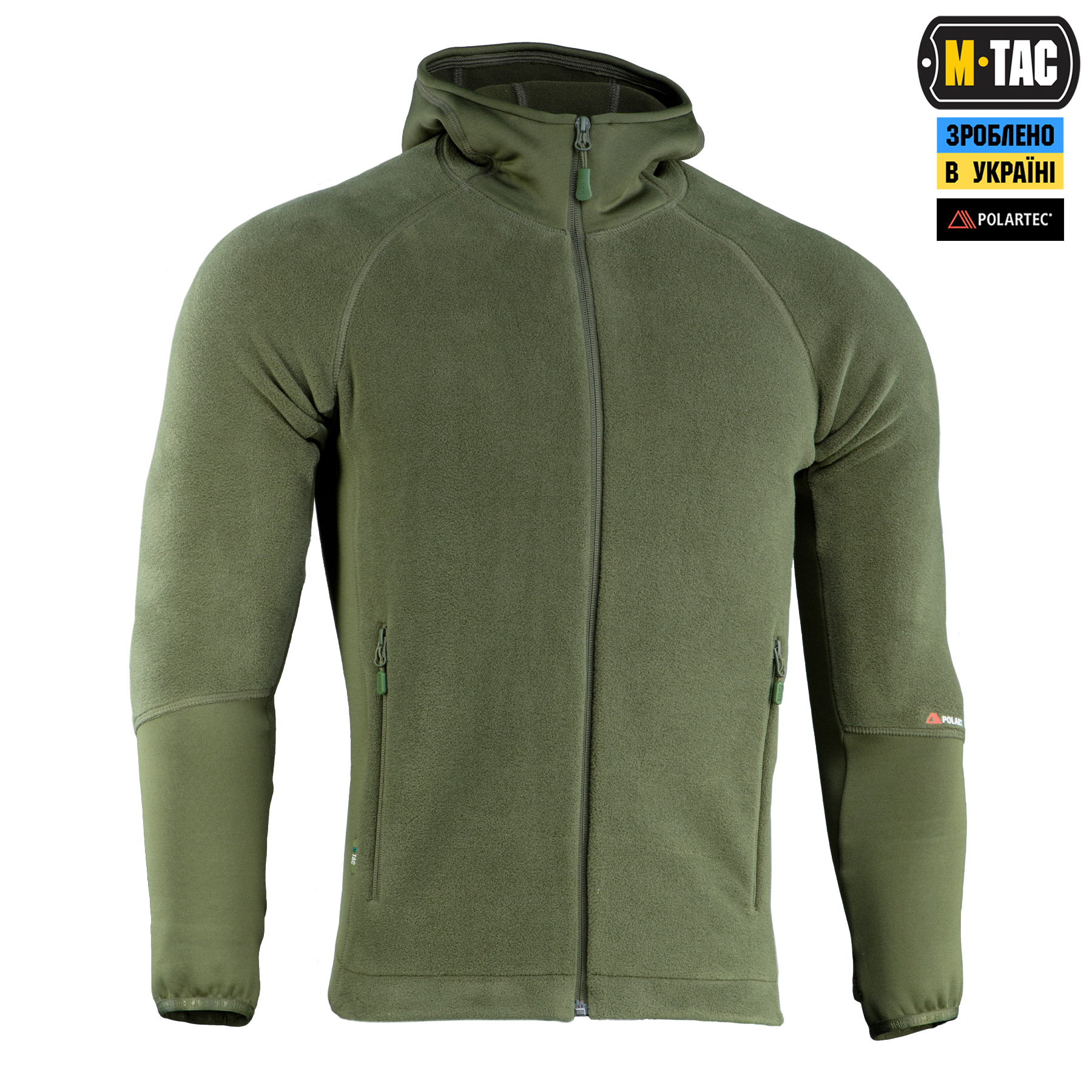M-Tac кофта Hoodie Polartec Sport Army Olive — 4