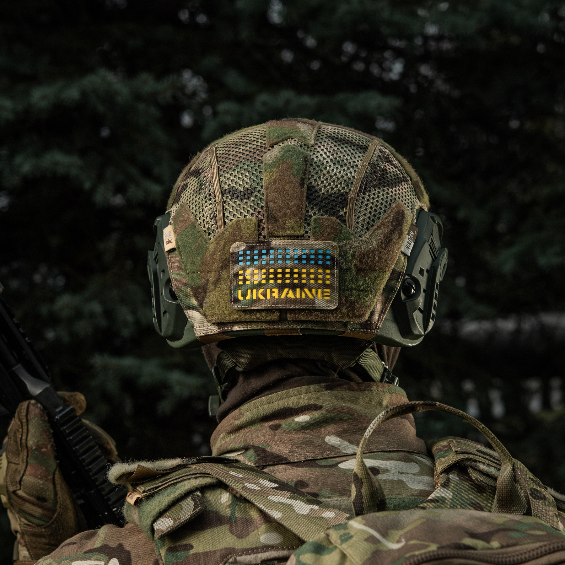 M-Tac нашивка Ukraine Laser Cut Multicam/Yellow/Blue/GID — 15