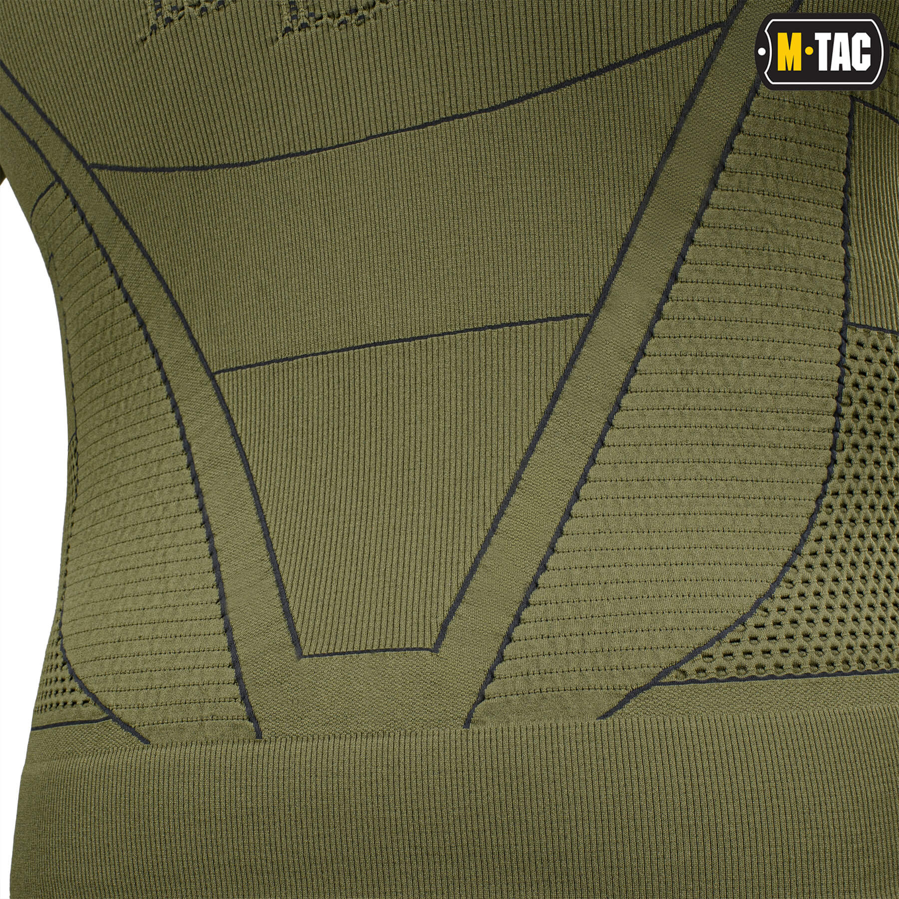M-Tac терморубашка компрессионная Ranger Green/Dark Grey — 14