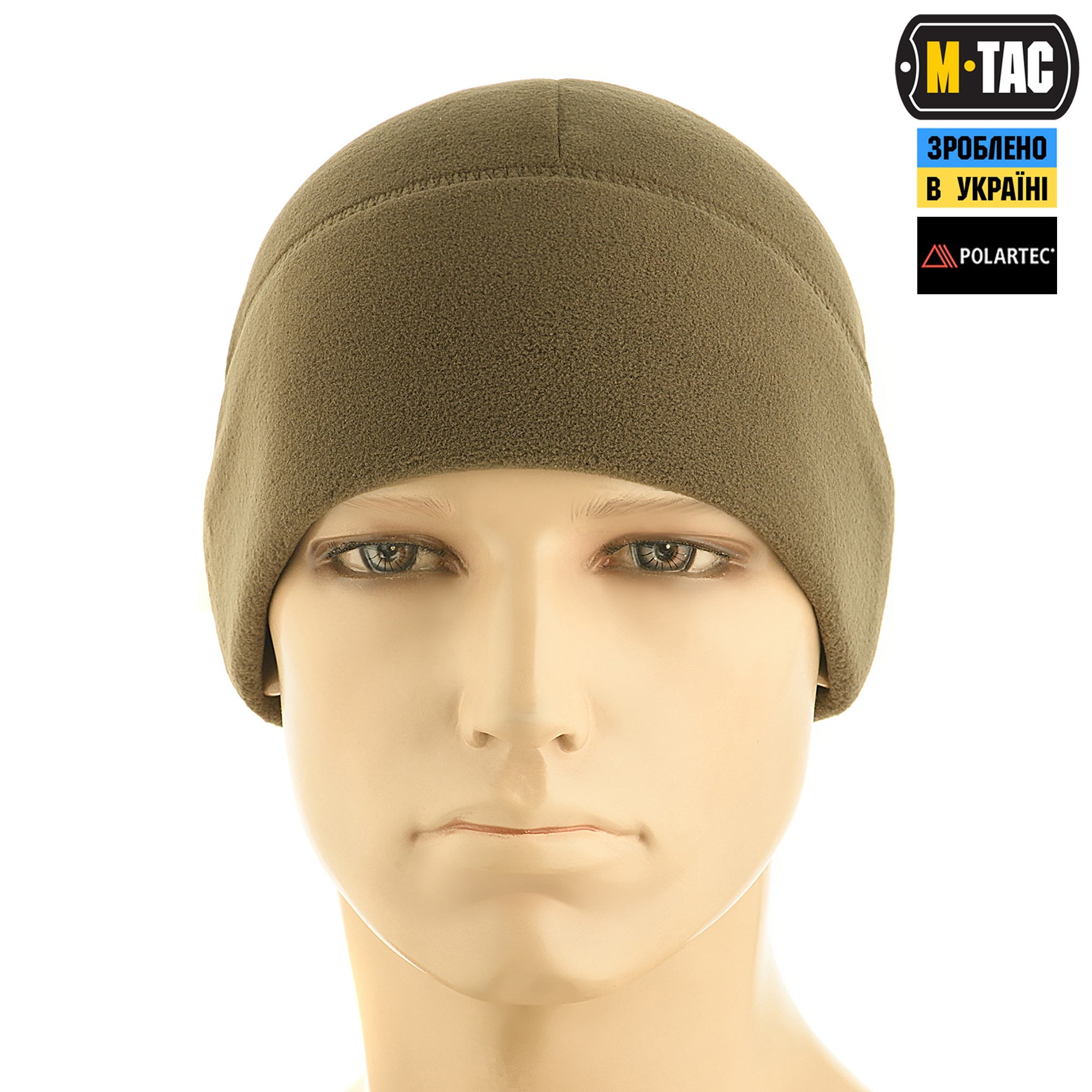 M-Tac шапка Watch Cap флис Polartec Dark Olive — 3