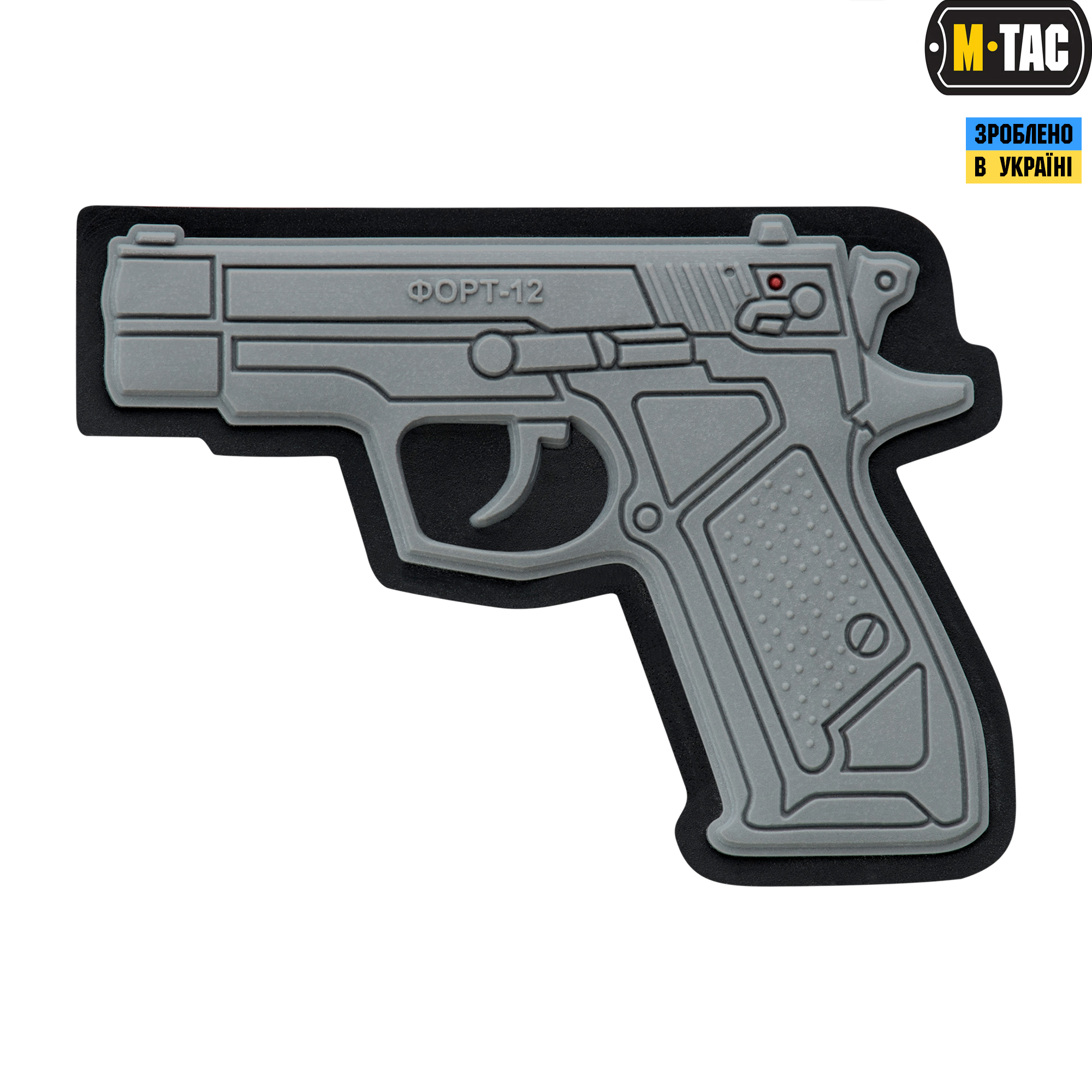 M-Tac нашивка Ф-12 3D PVC Grey — 2