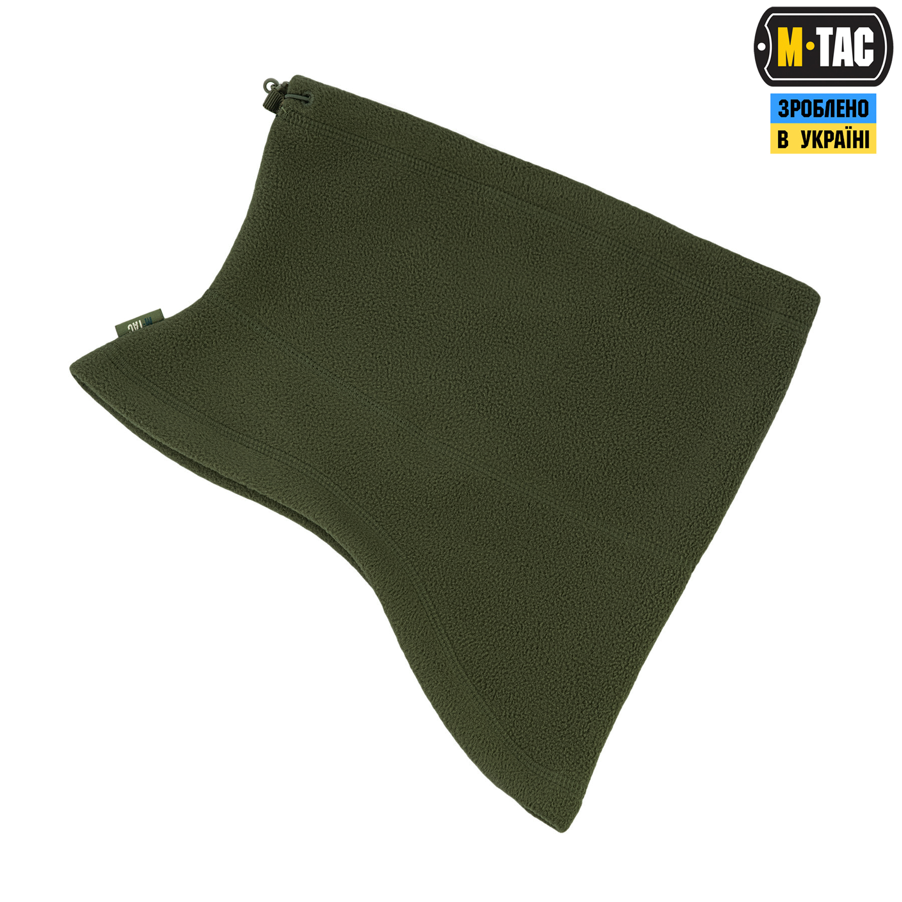 M-Tac шарф-труба анатомический с затяжкой Elite флис (320г/м2) Army Olive — 4