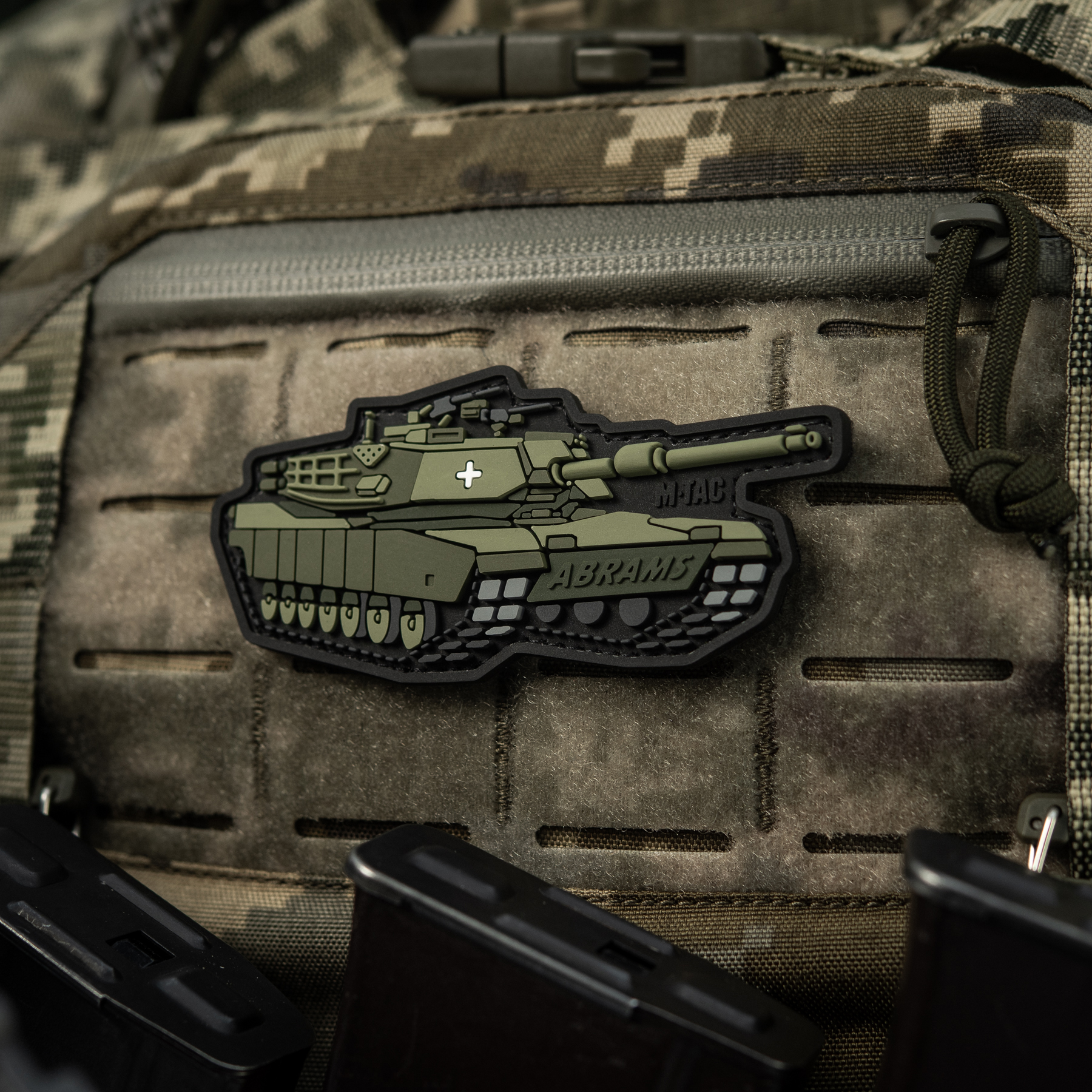 M-Tac нашивка ABRAMS (PVC) olive — 4