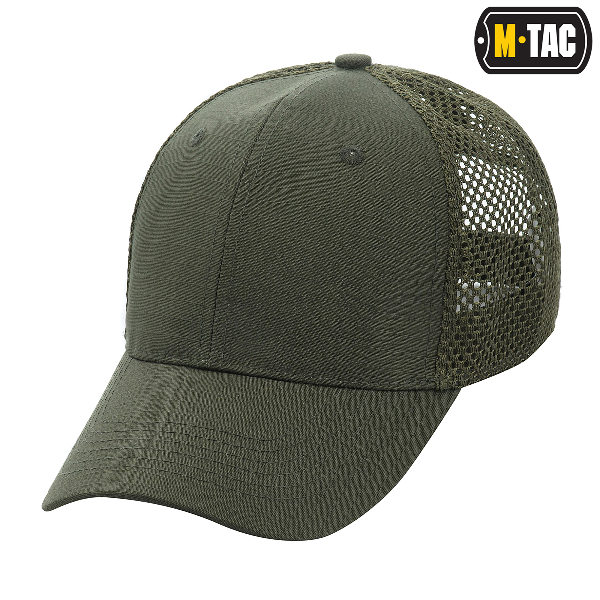 M-Tac бейсболка с сеткой Flex рип-стоп Army Olive — 5