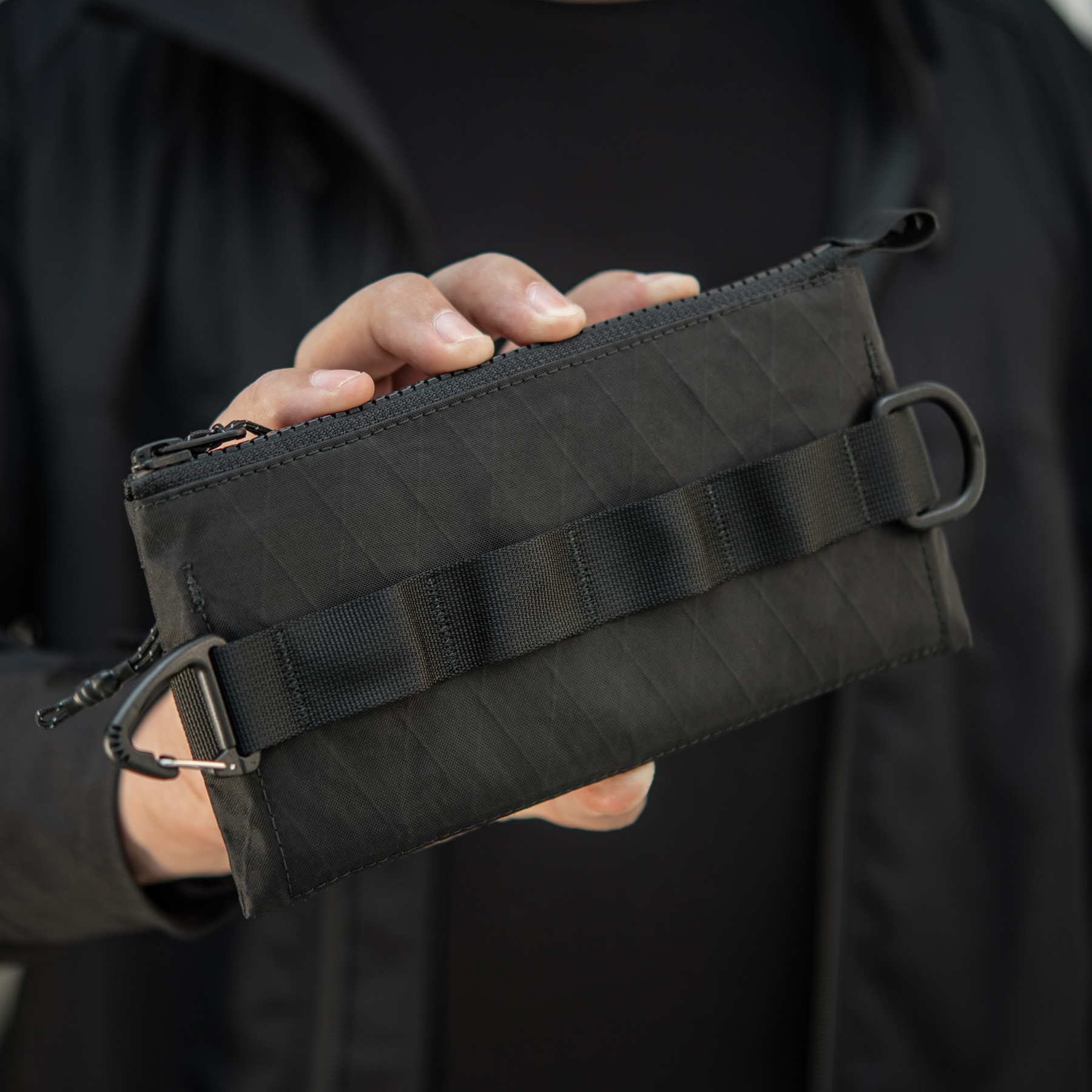 M-Tac кошелек горизонтальный с карабином X-Pac Elite Black — 21