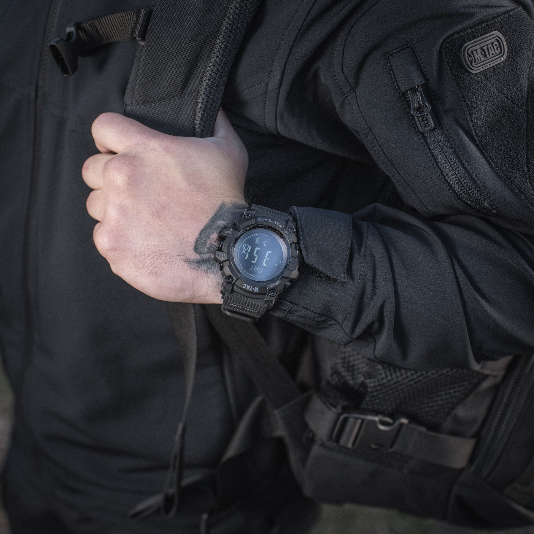 M-Tac часы тактические Adventure Black — 10