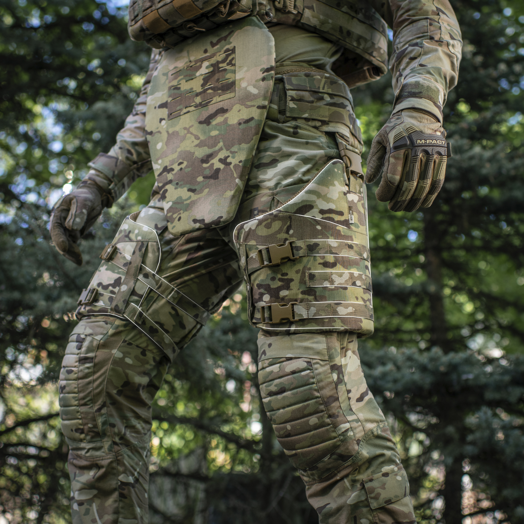 M-Tac защита бедер с баллистическим пакетом 2 класс (FMS) Multicam — 19