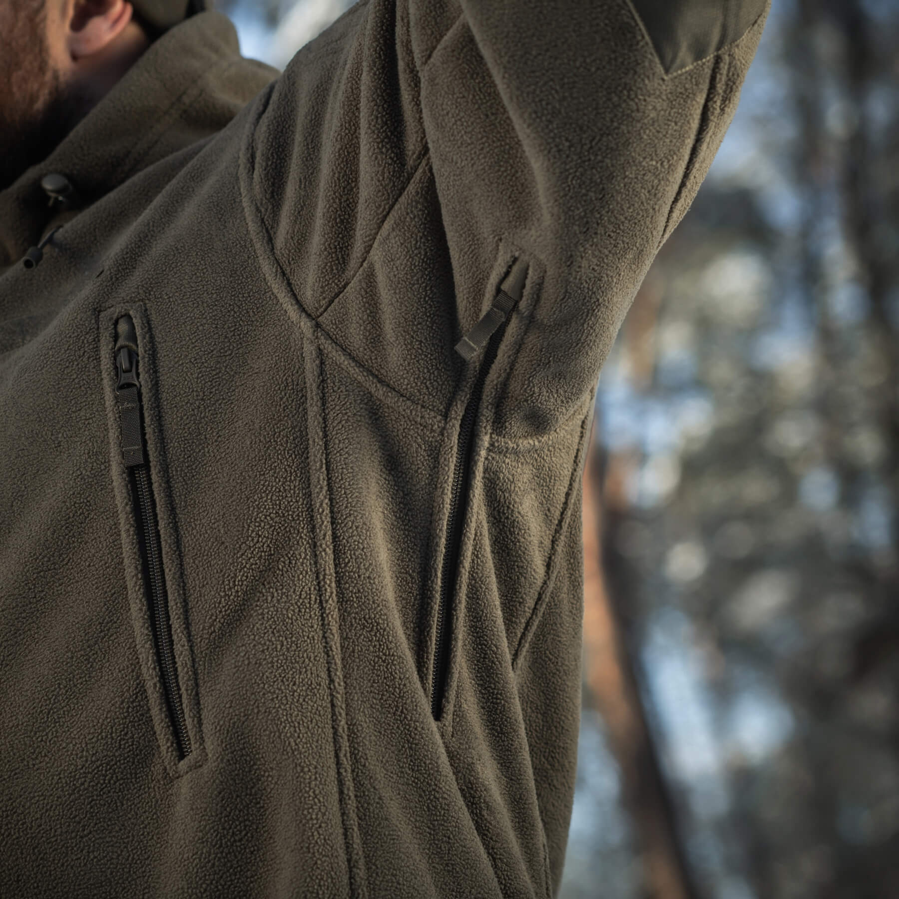 M-Tac куртка флисовая Windblock Division Gen.III Dark Olive — 22