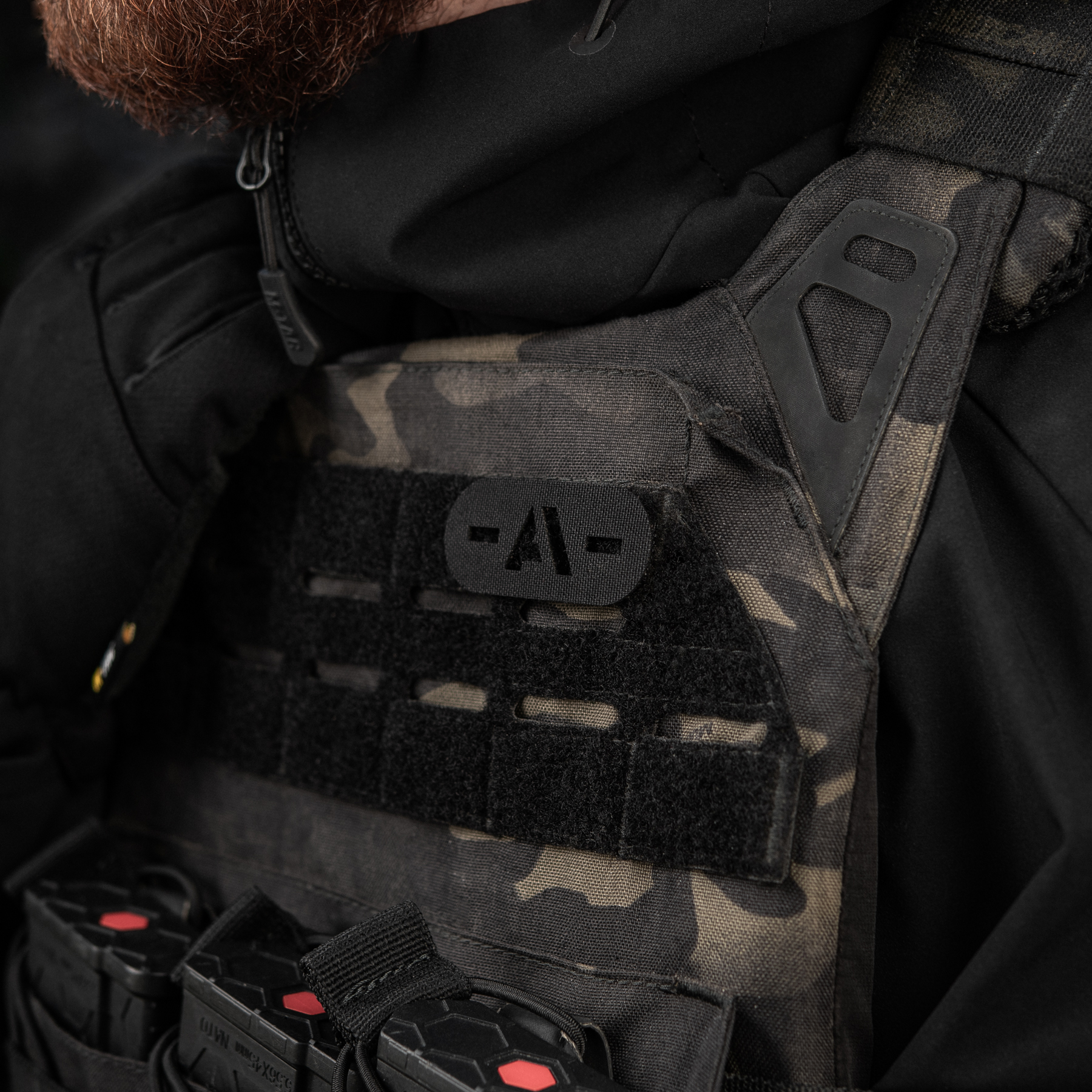 M-Tac нашивка группа крови -A- сквозная Laser Cut Black — 4