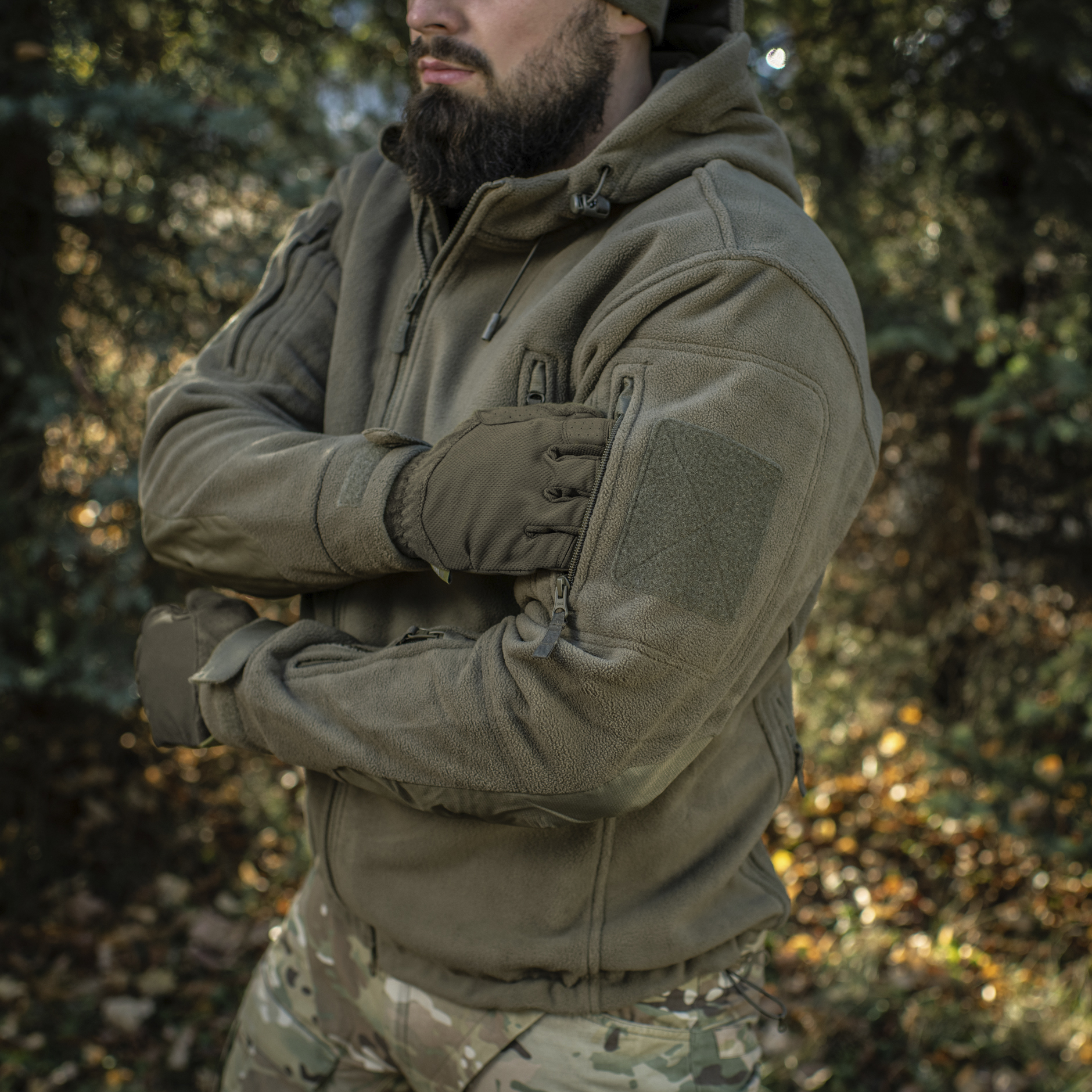 M-Tac куртка флисовая Windblock Division Gen.II Dark Olive — 20